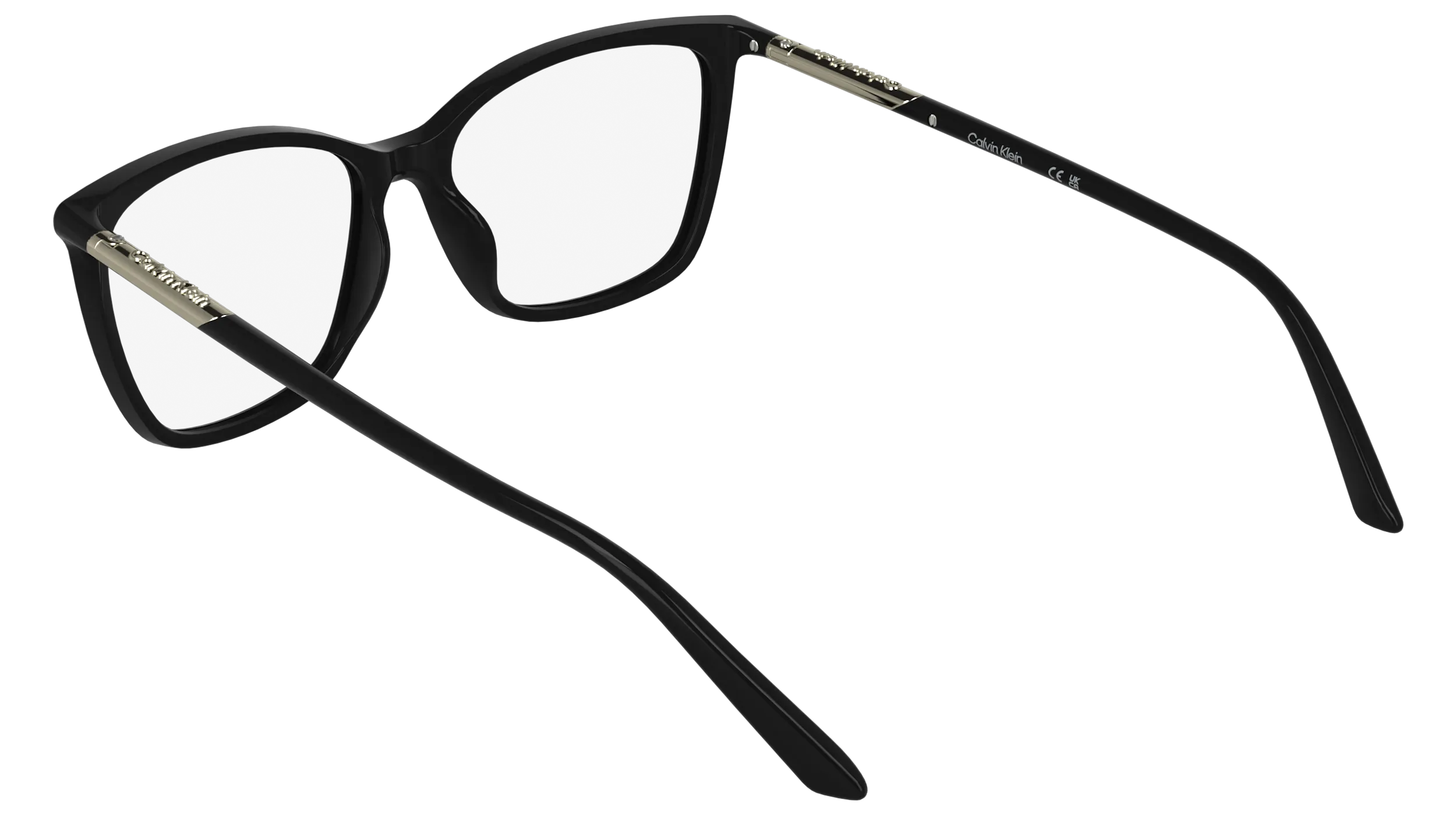 Calvin Klein CK26509 001 Montature da vista Bio-iniettato Nero Cat Eye Normale - immagine 4