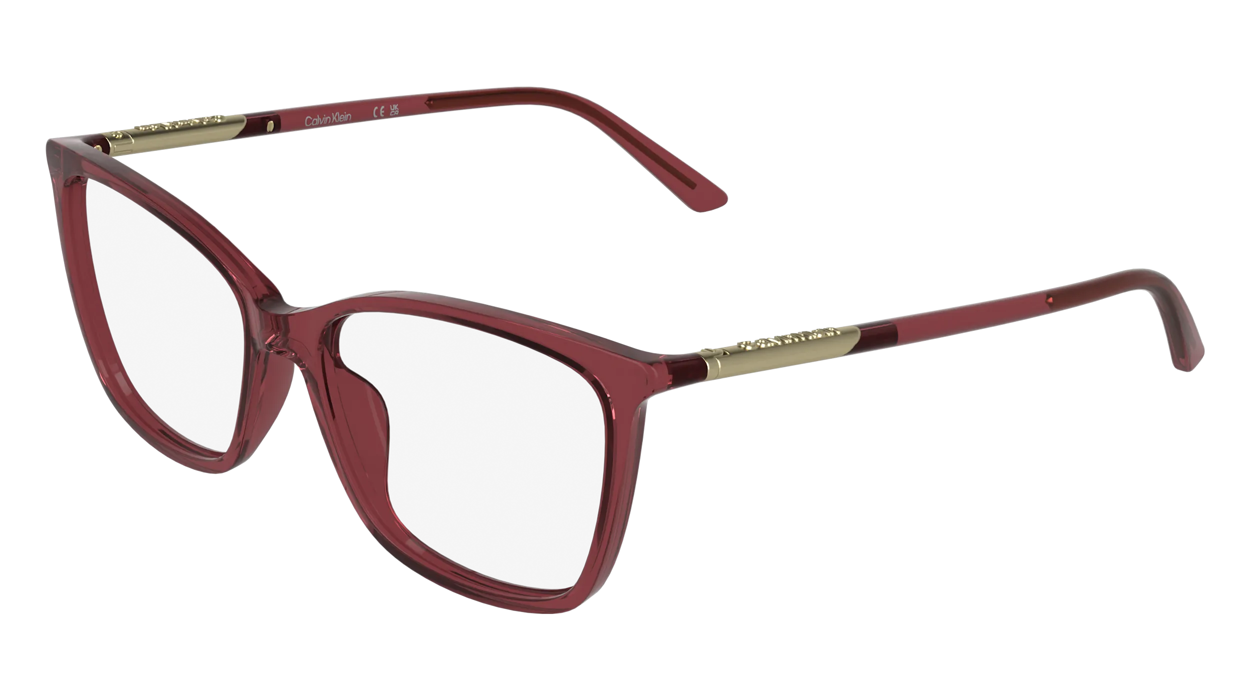 Calvin Klein CK26509 605 Montature da vista Bio-iniettato Bordeaux Cat Eye Normale - immagine 1