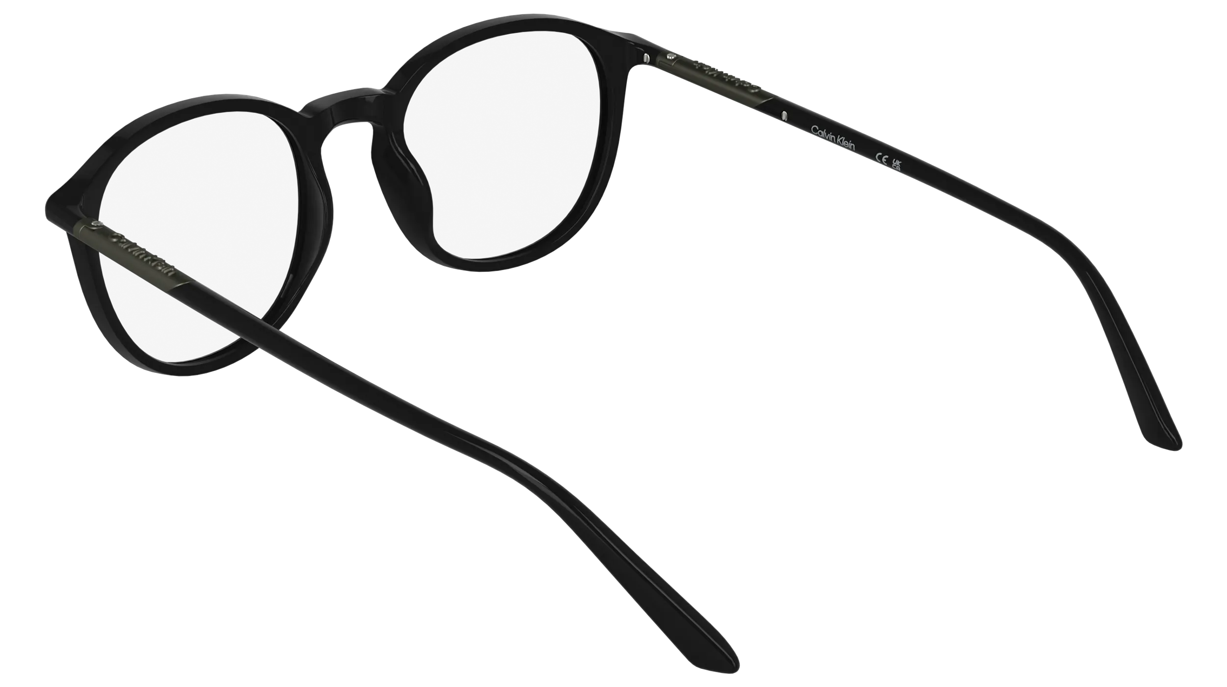 Calvin Klein CK26511 001 Montature da vista Bio-iniettato Nero Rotonda Normale - immagine 4