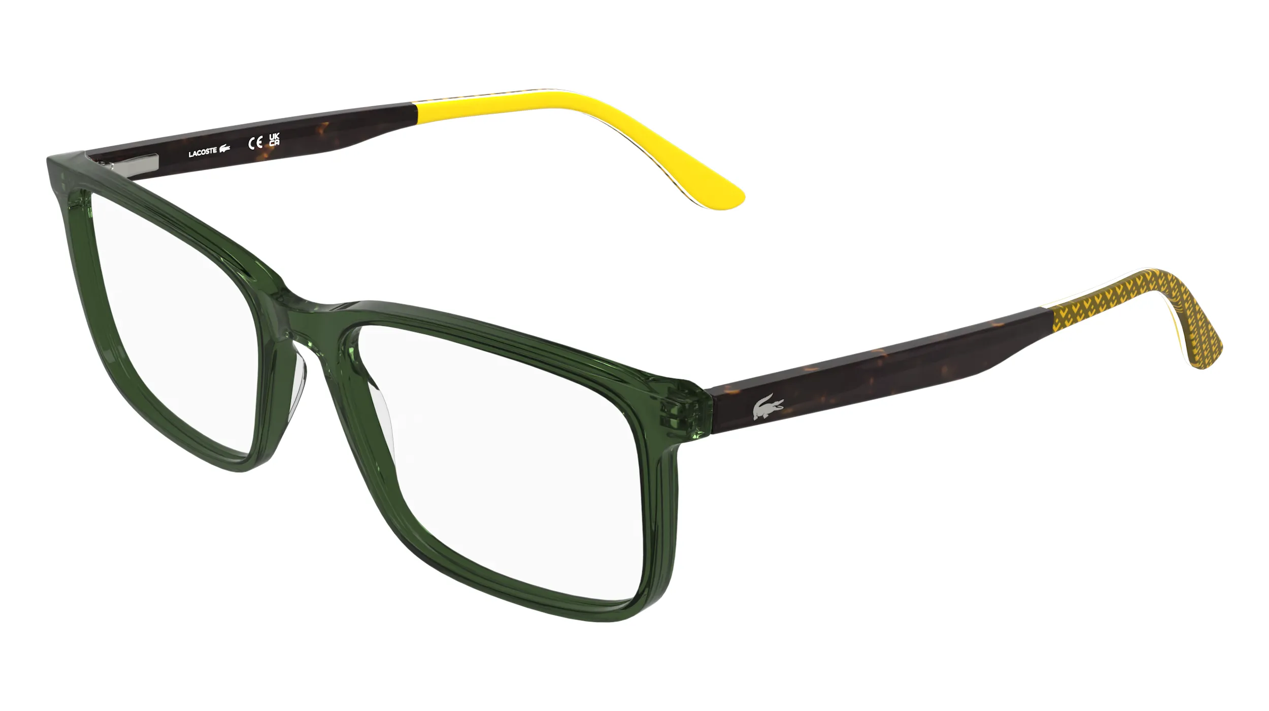 Lacoste L2993 301 Montature da vista Acetato Verde Squadrata Normale - immagine 1