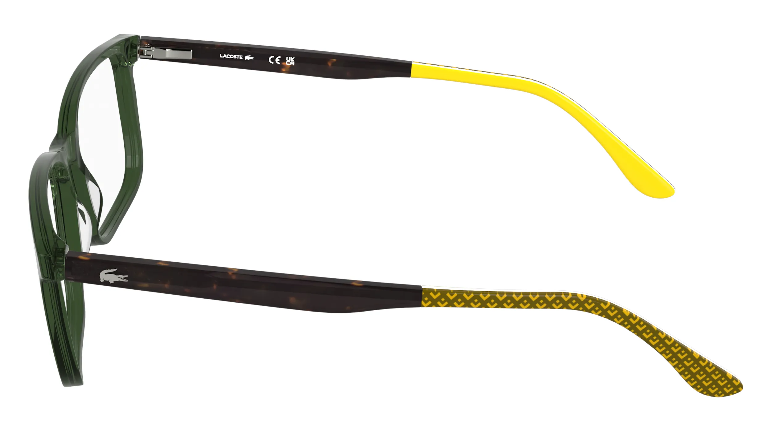 Lacoste L2993 301 Montature da vista Acetato Verde Squadrata Normale - immagine 3