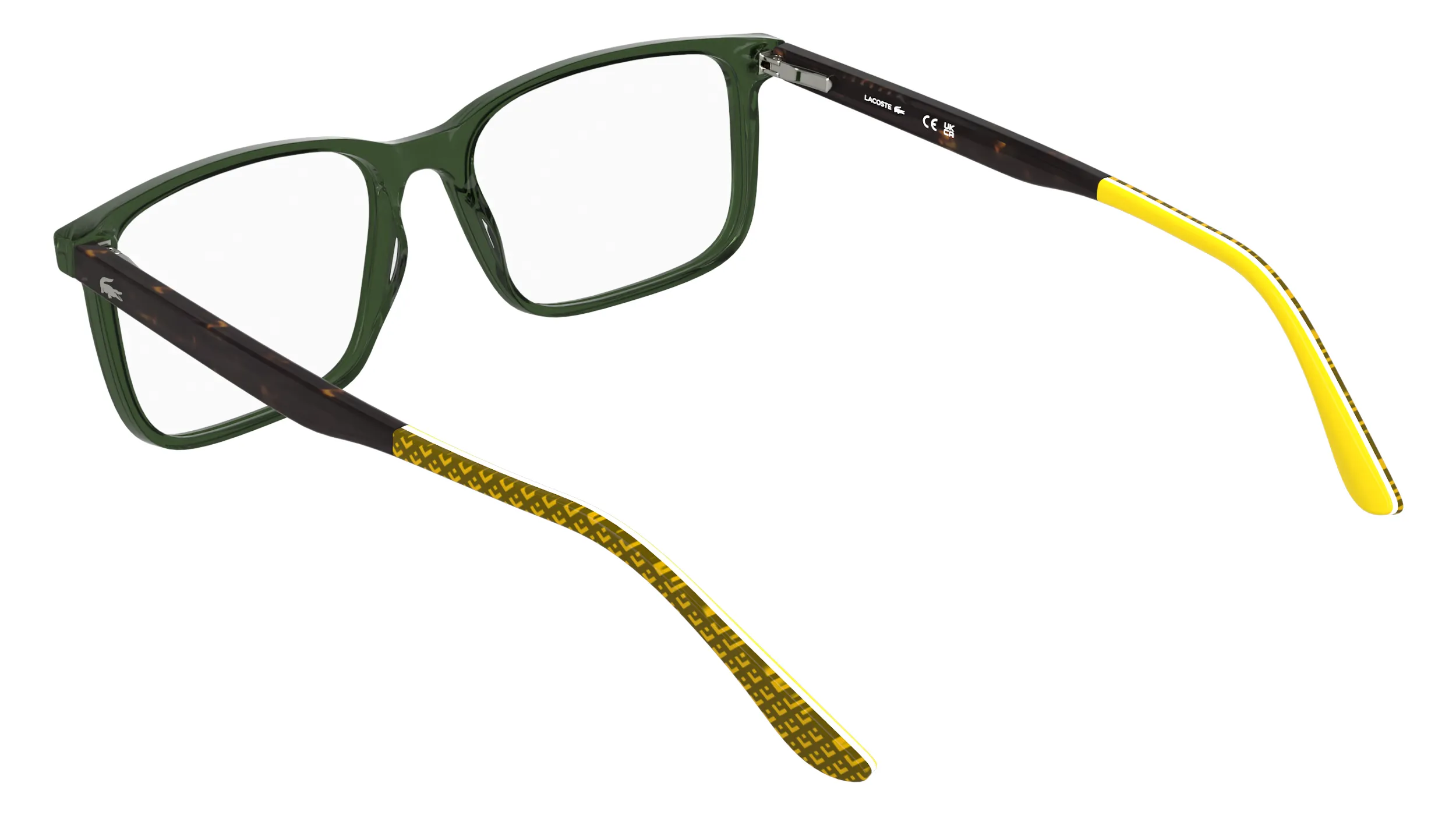 Lacoste L2993 301 Montature da vista Acetato Verde Squadrata Normale - immagine 4