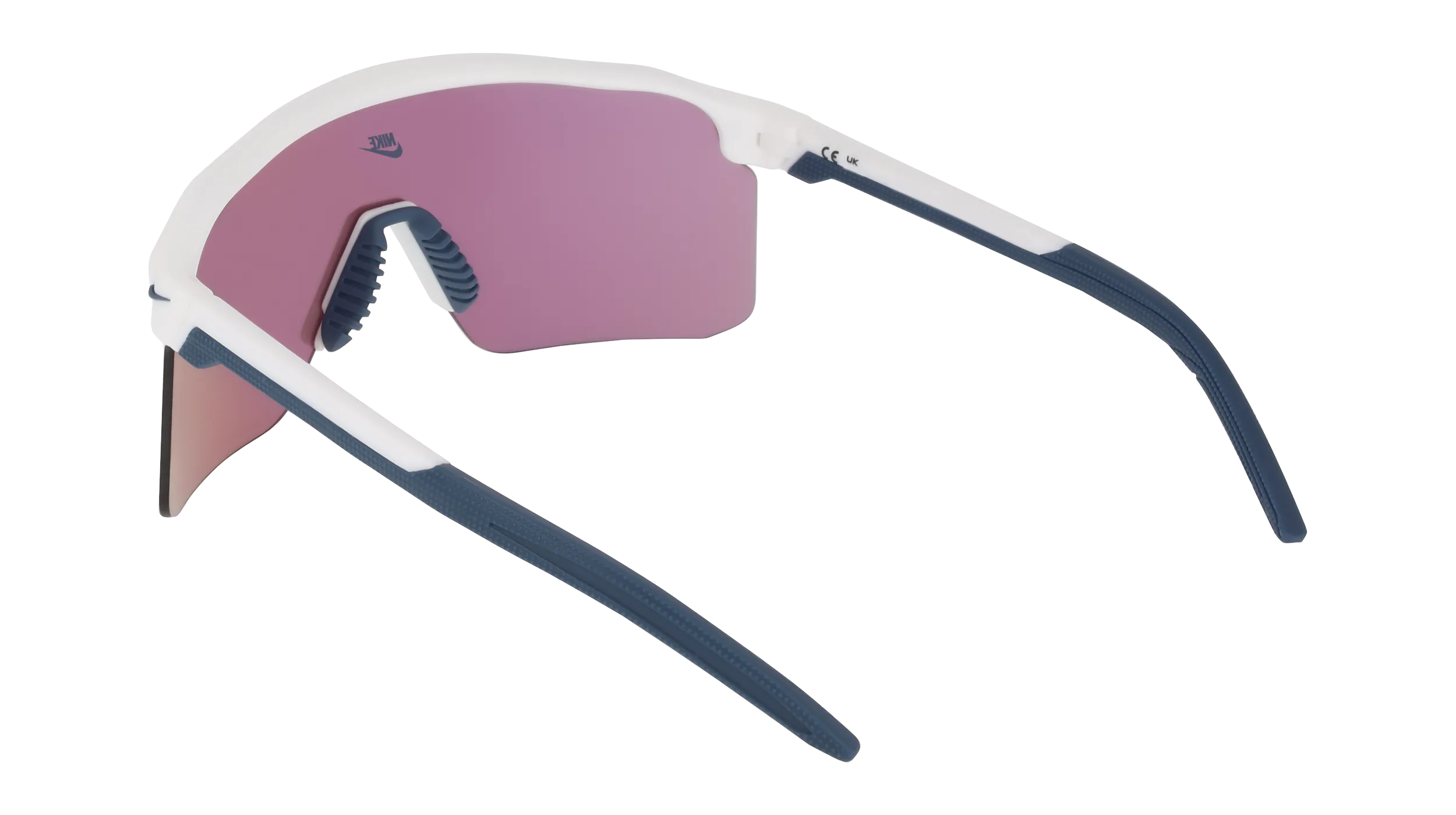 Nike NIKE EXPEDITION SHIELD E IB6563X 121 Occhiali da sole Bio-iniettato Bianco Maschera Normale - immagine 4
