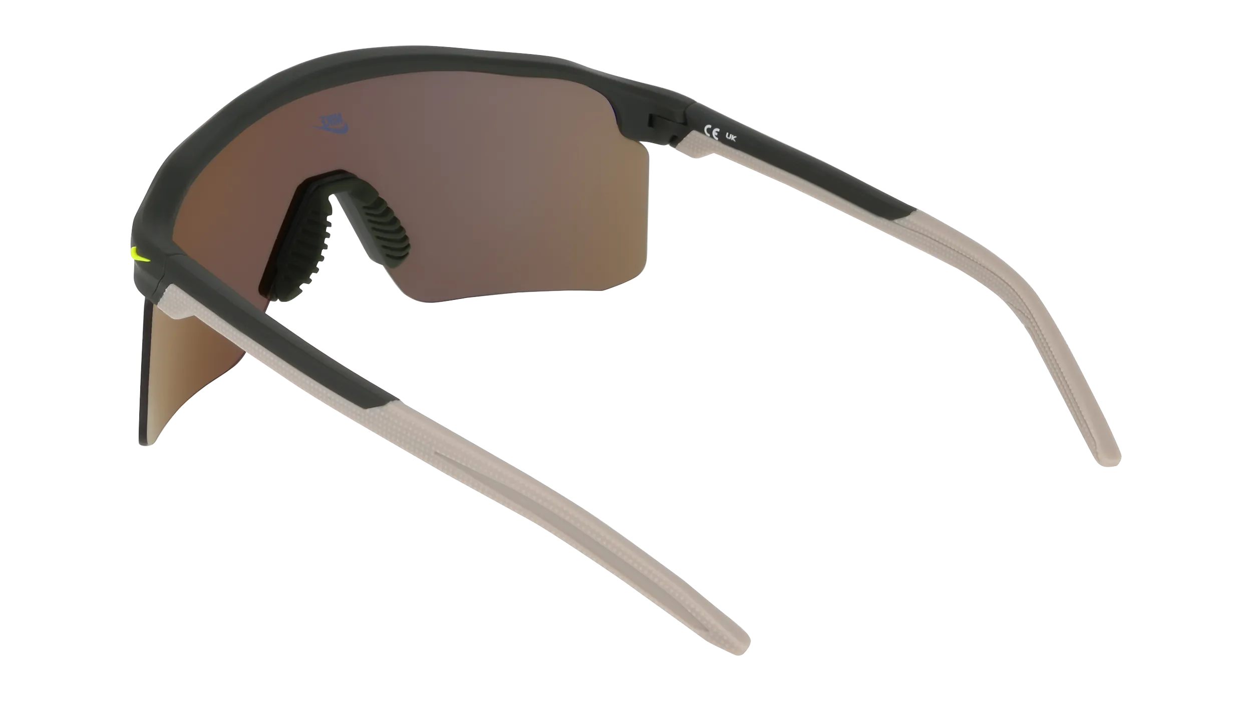 Nike NIKE EXPEDITION SHIELD E IB6563X 355 Occhiali da sole Bio-iniettato Verde Maschera Normale - immagine 4