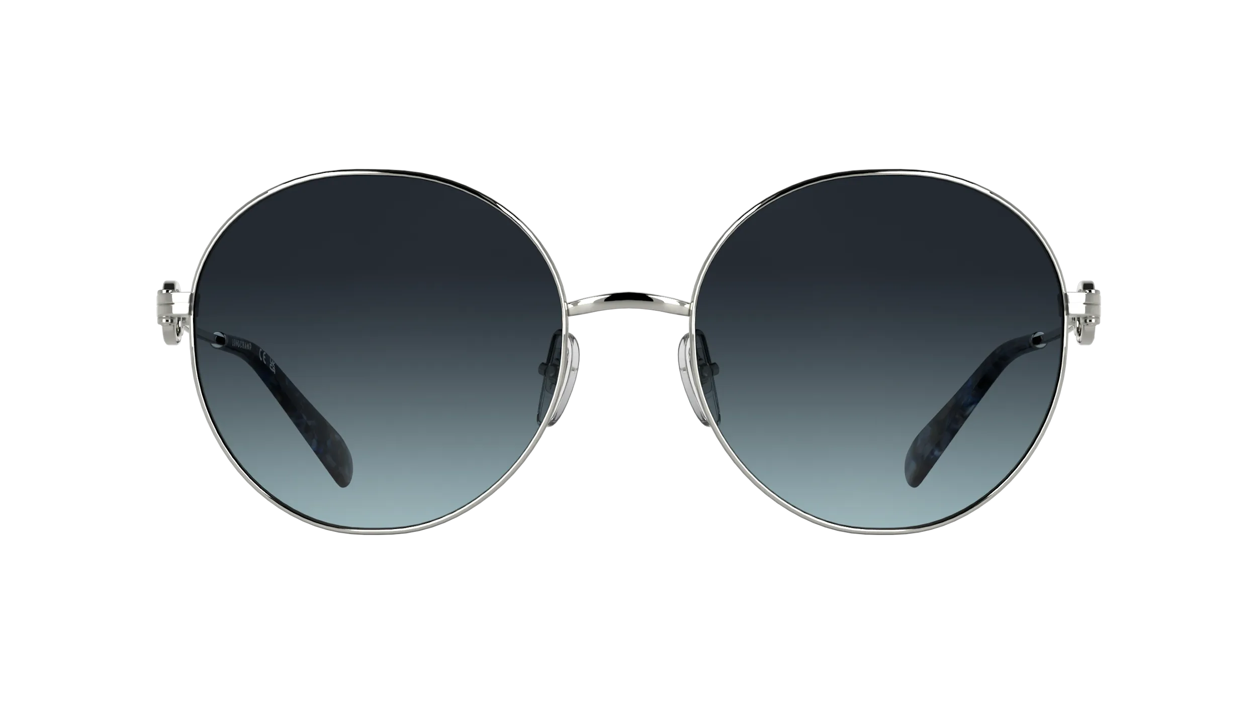 LONGCHAMP LO188S 042 Occhiali da sole Metallo Argento Rotonda Normale - immagine 2