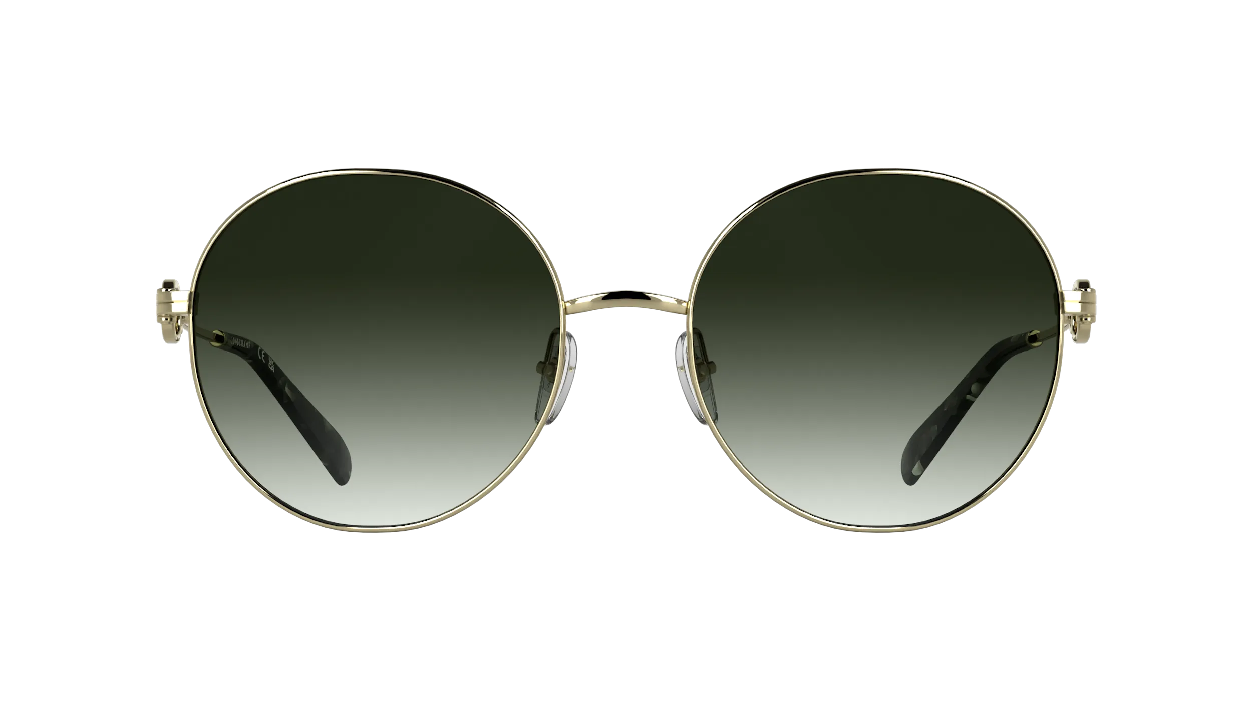 LONGCHAMP LO188S 708 Occhiali da sole Metallo Oro Marrone Rotonda Normale - immagine 2