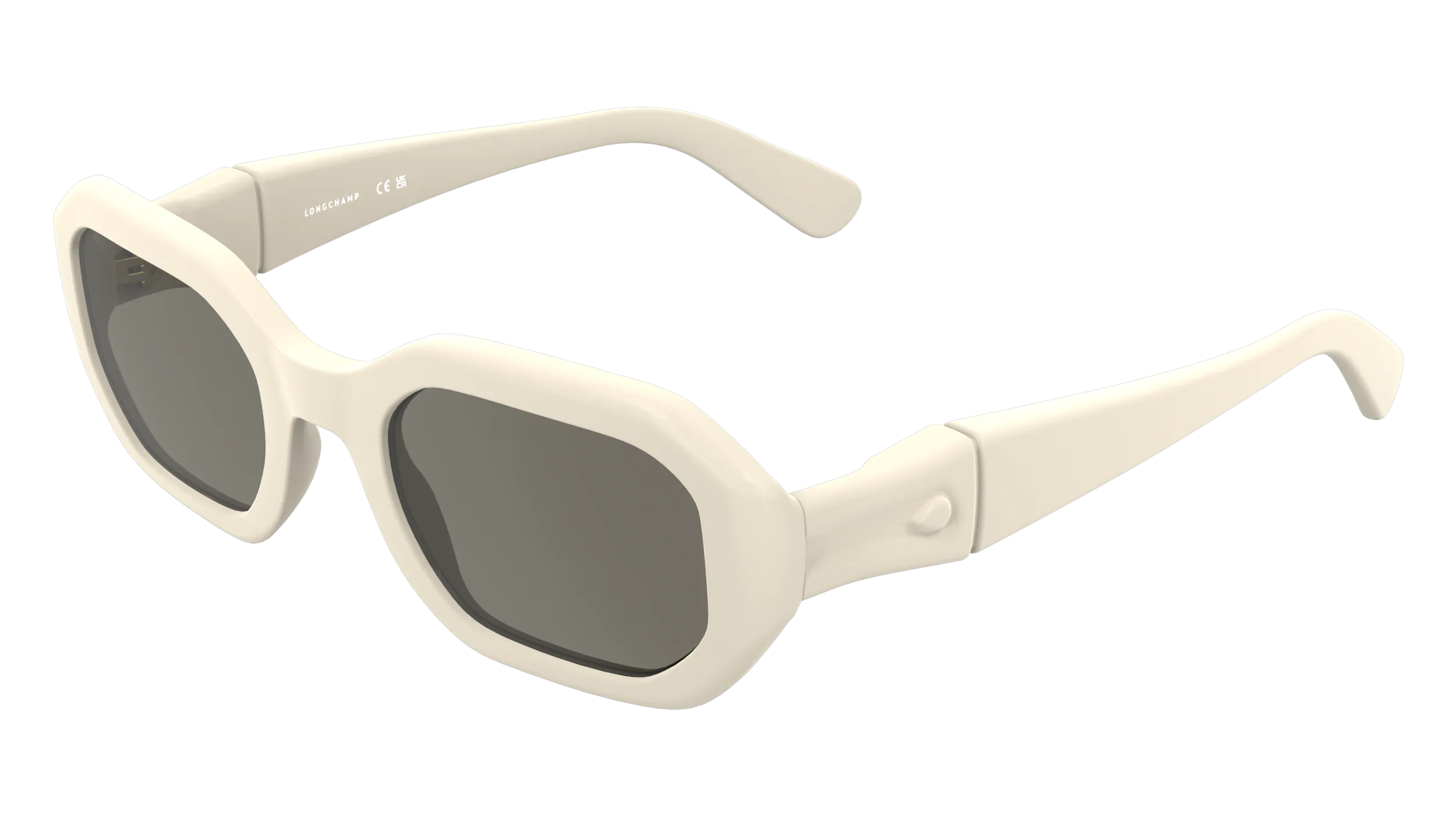 LONGCHAMP LO794S 107 Occhiali da sole Bio-iniettato Avorio Squadrata Normale - immagine 1