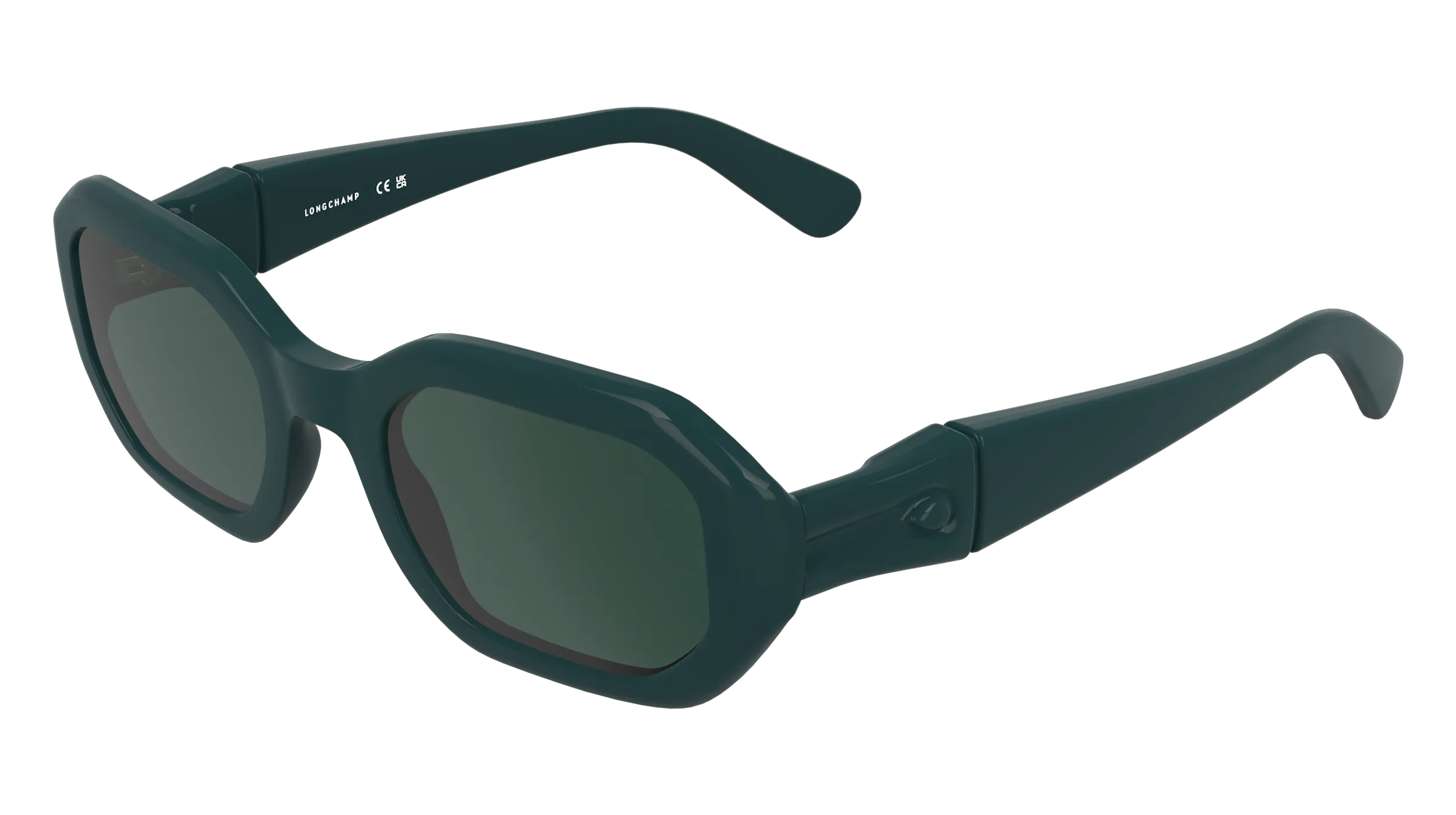 LONGCHAMP LO794S 303 Occhiali da sole Bio-iniettato Verde Squadrata Normale - immagine 1
