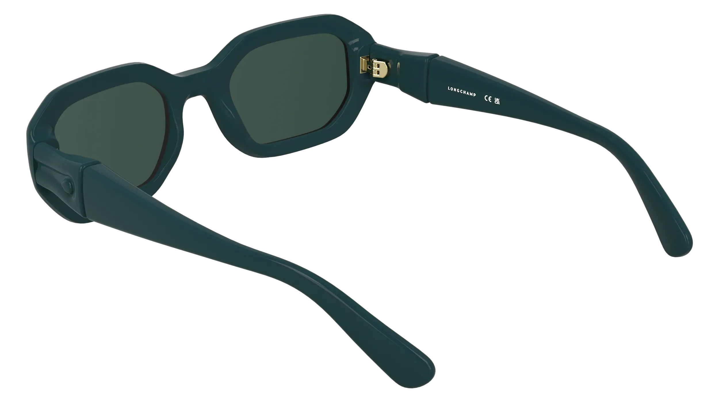 LONGCHAMP LO794S 303 Occhiali da sole Bio-iniettato Verde Squadrata Normale - immagine 4