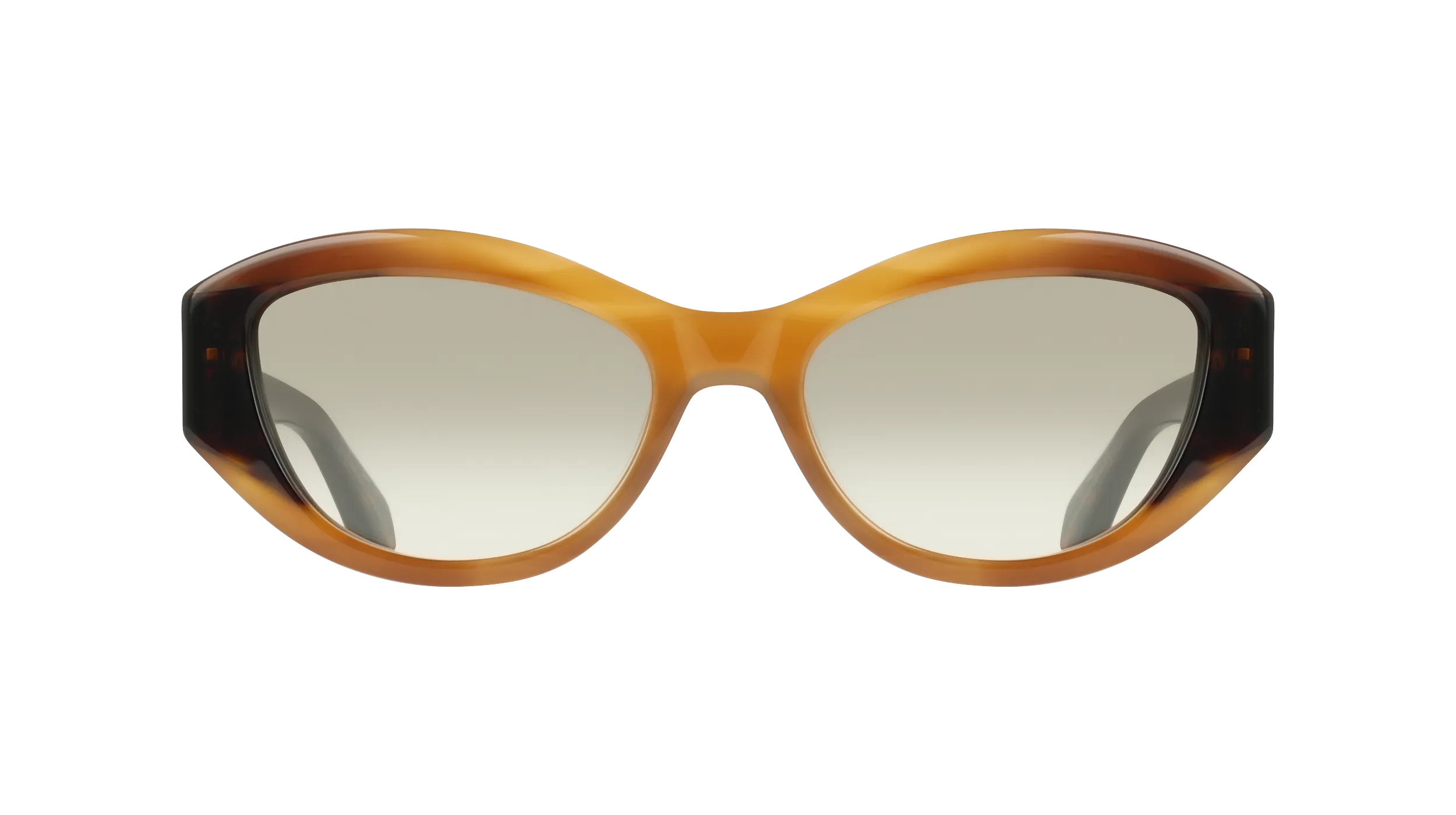 Ferragamo SF2104S 264 Occhiali da sole Acetato Marrone Rotonda Normale - immagine 2