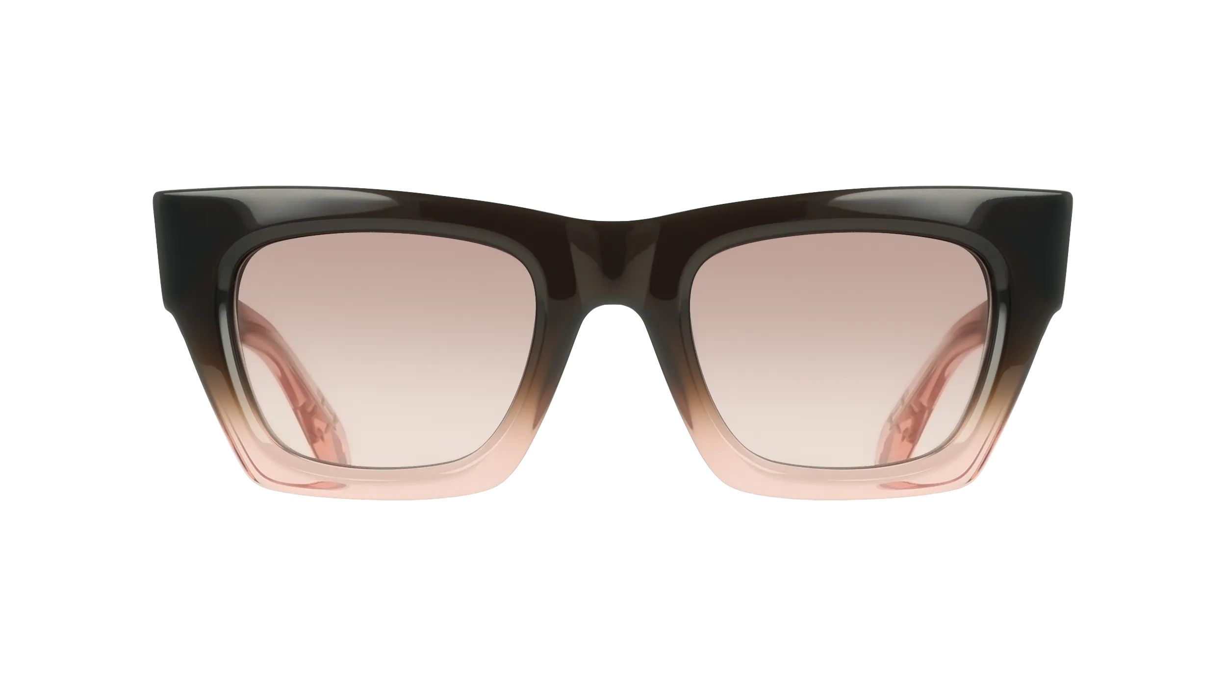 Ferragamo SF2105S 234 Occhiali da sole Acetato Marrone Cat Eye Normale - immagine 2