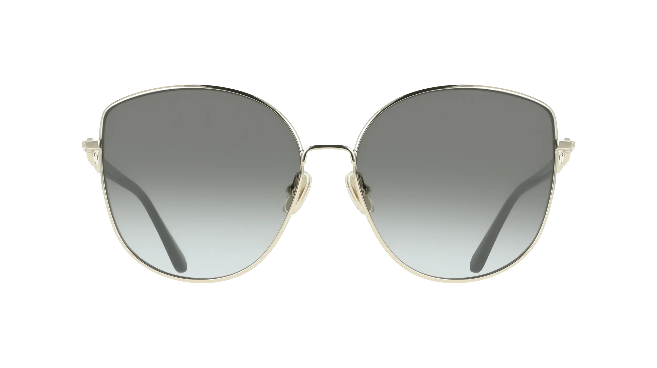 Ferragamo SF339S 738 Occhiali da sole Metallo Oro Squadrata Normale - immagine 2
