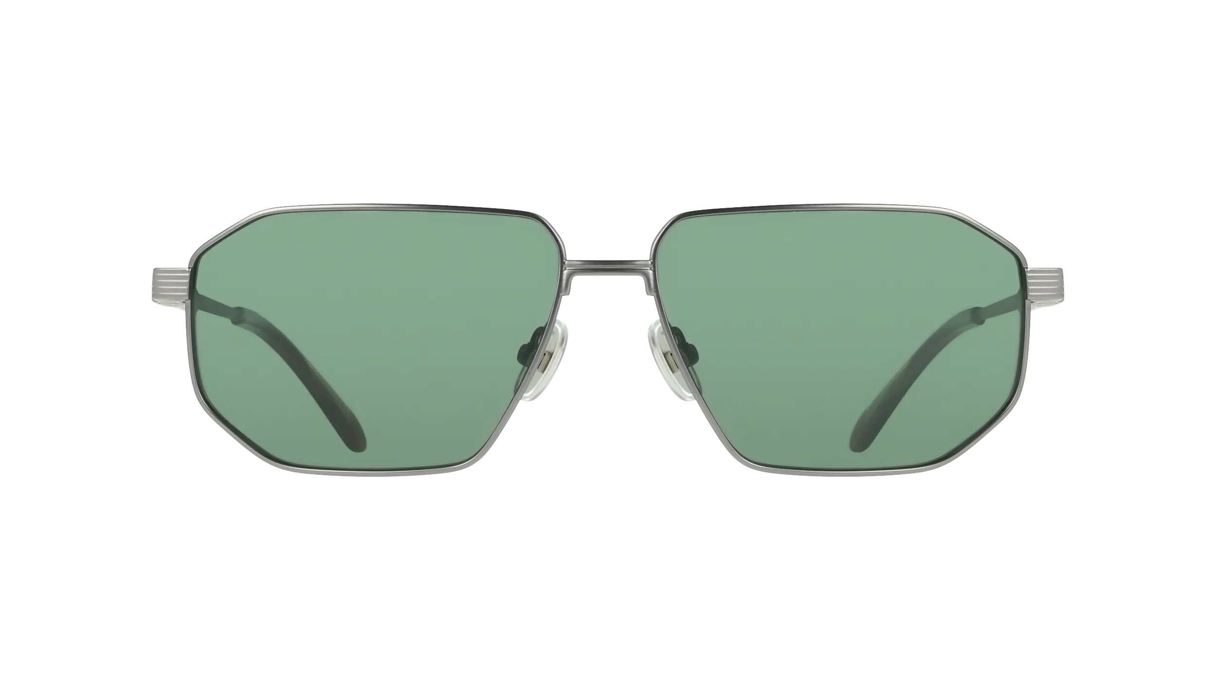 Ferragamo SF340S 071 Occhiali da sole Titanio Rutenio Squadrata Normale - immagine 2