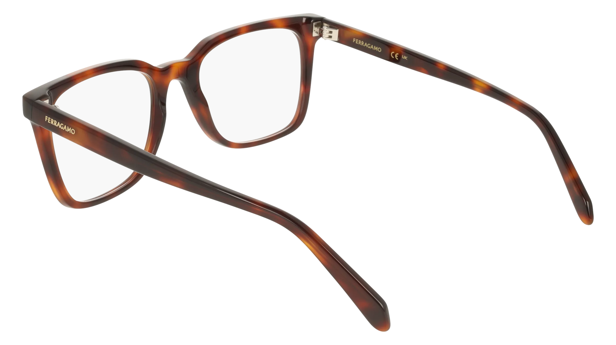 Ferragamo SF3067 240 Montature da vista Acetato Havana Squadrata Normale - immagine 4