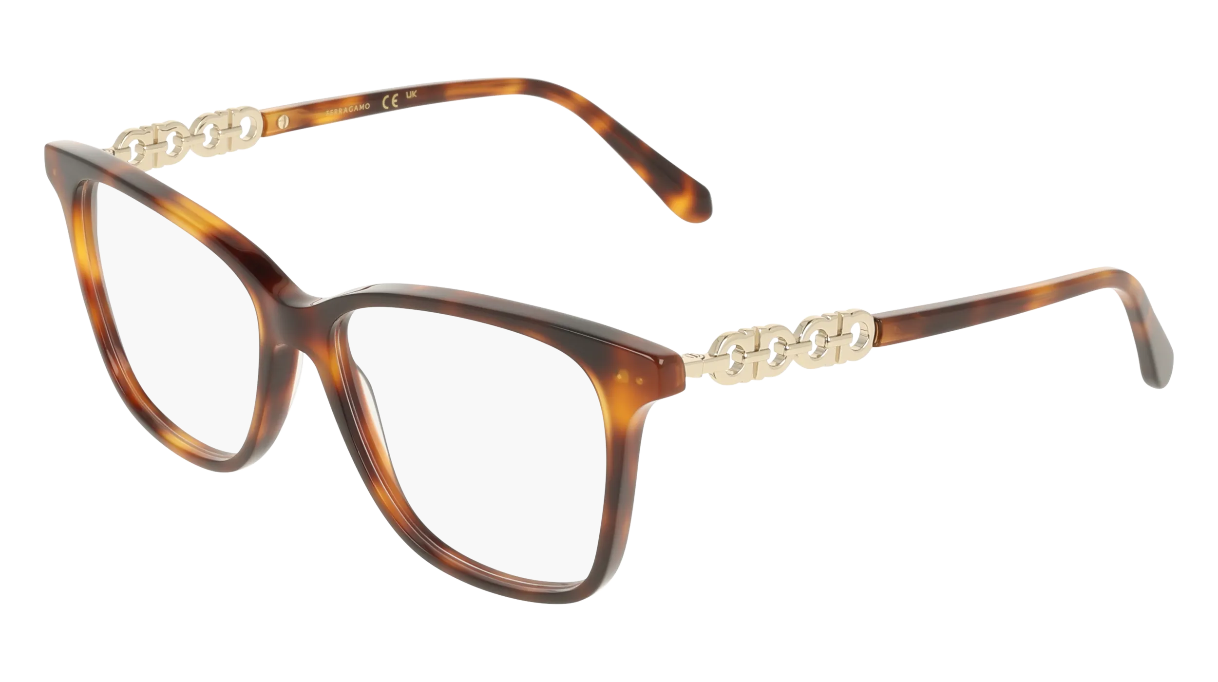 Ferragamo SF3064 240 Montature da vista Acetato Havana Squadrata Normale - immagine 1