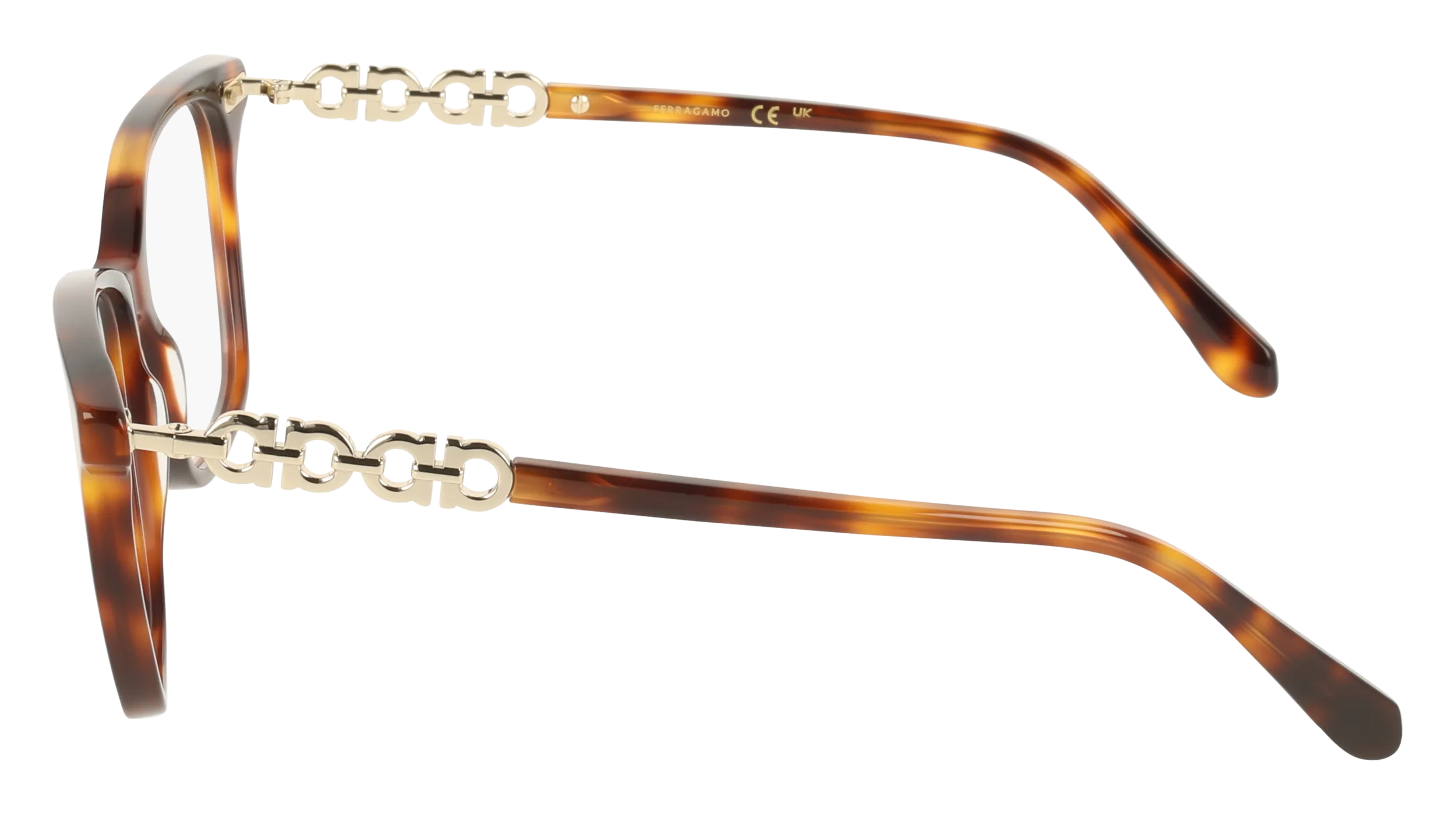 Ferragamo SF3064 240 Montature da vista Acetato Havana Squadrata Normale - immagine 3