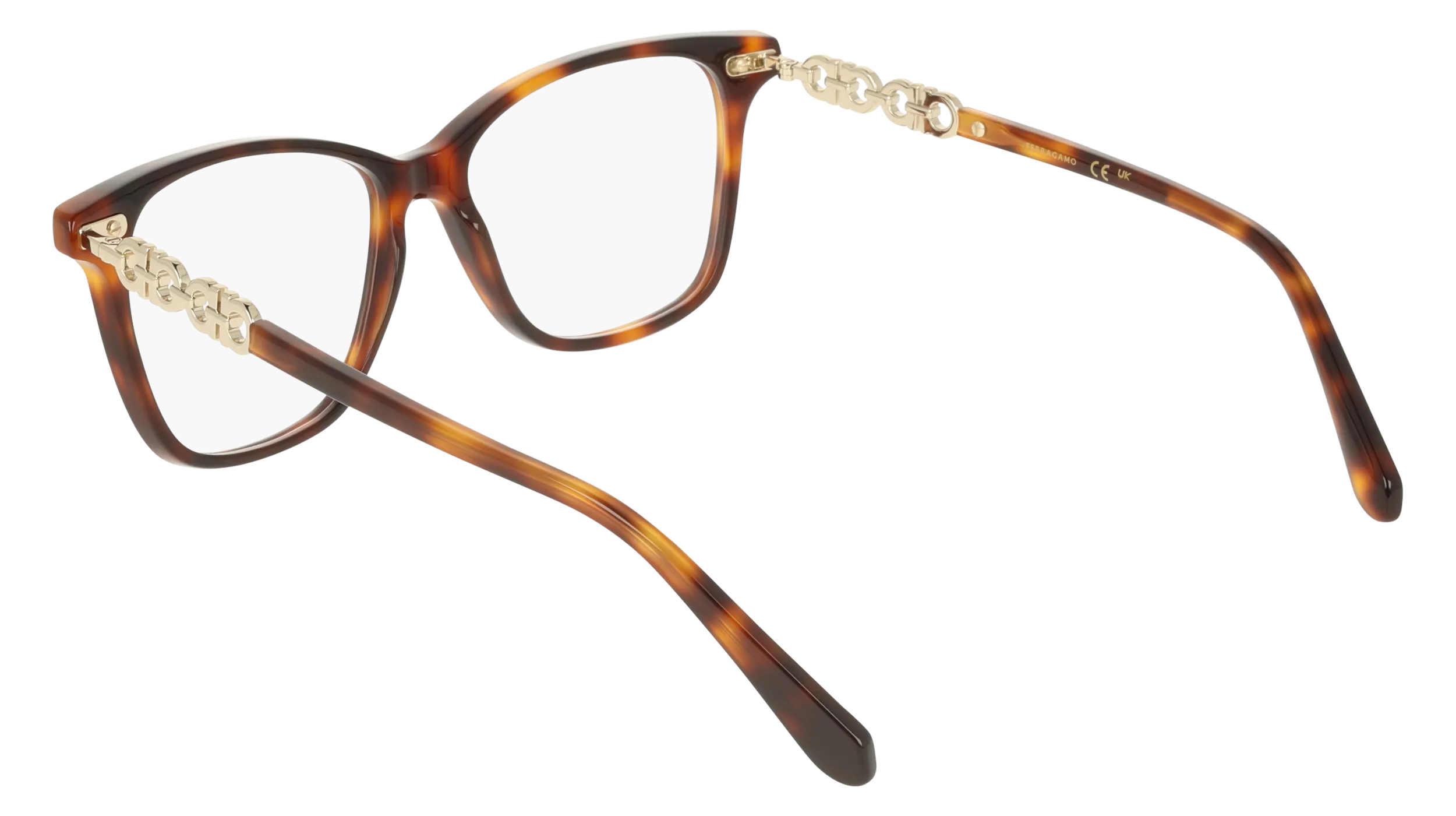 Ferragamo SF3064 240 Montature da vista Acetato Havana Squadrata Normale - immagine 4