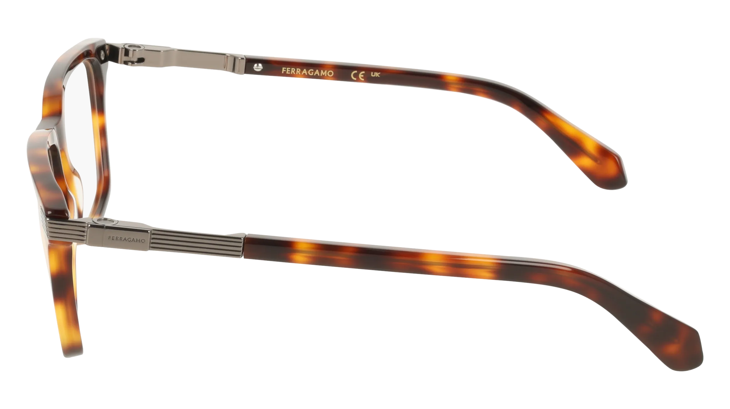 Ferragamo SF3065 240 Montature da vista Acetato Havana Squadrata Normale - immagine 3