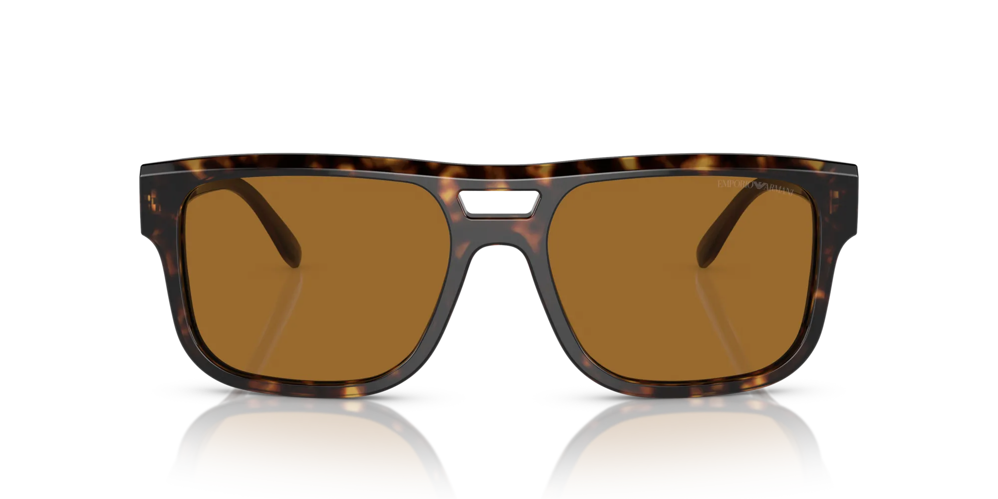 Emporio Armani EA4197 587983 Occhiali da sole Acetato Tartaruga Marrone Pillow Polarizzata - immagine 3