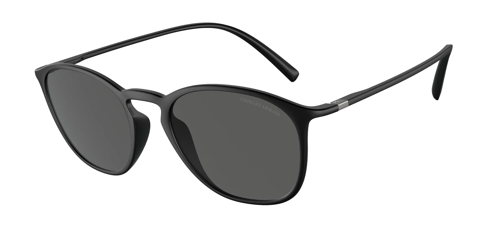 Giorgio Armani AR8186U 504287 Occhiali da sole Nylon Nero Grigio Squadrata Normale - immagine 1