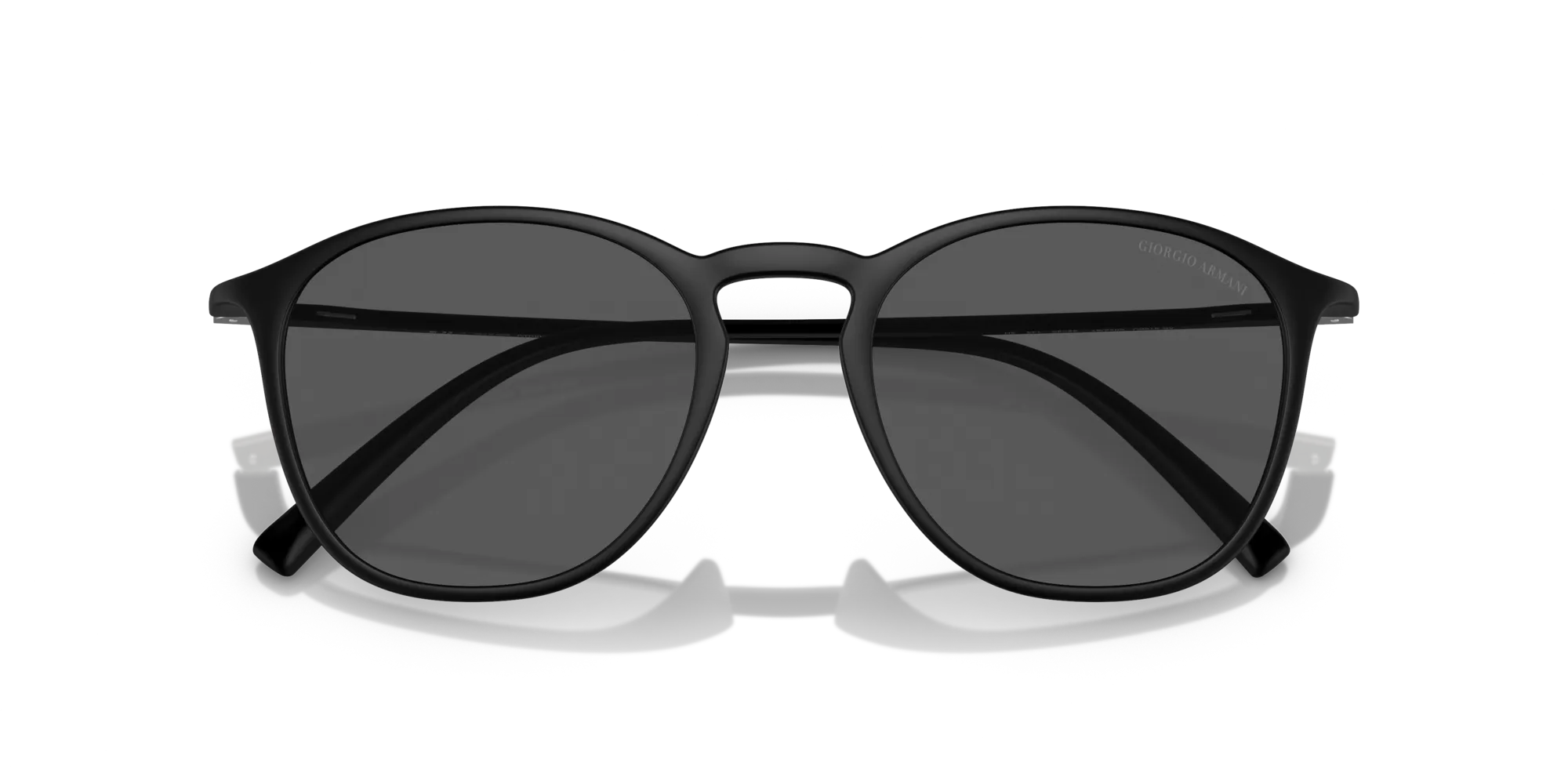 Giorgio Armani AR8186U 504287 Occhiali da sole Nylon Nero Grigio Squadrata Normale - immagine 2