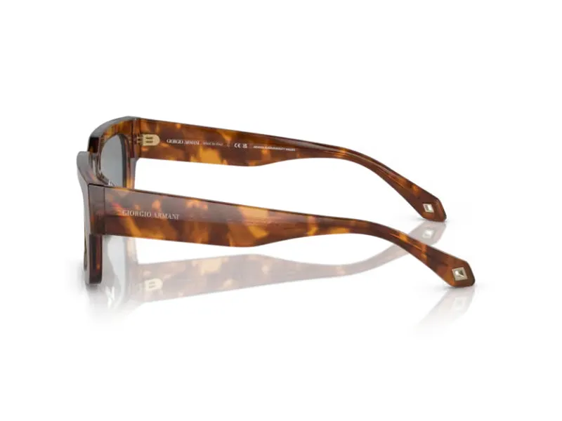 Giorgio Armani AR8184U 598802 Occhiali da sole Acetato Tartaruga Grigio Squadrata Normale - immagine 4