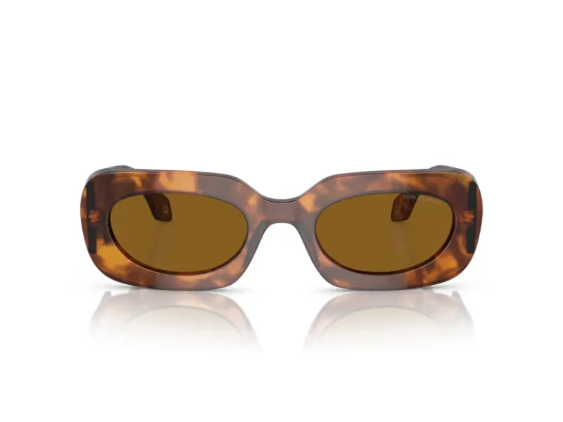 Giorgio Armani AR8182 598833 Occhiali da sole Acetato Tartaruga Marrone Squadrata Normale - immagine 2
