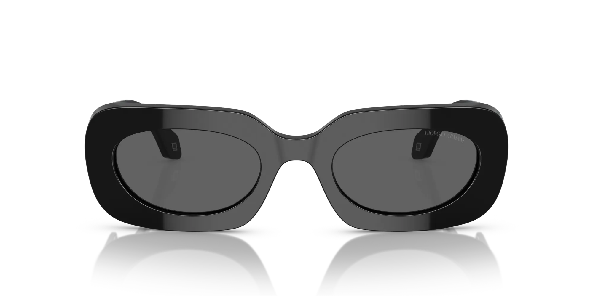 Giorgio Armani AR8182 5875B1 Occhiali da sole Acetato Nero Grigio Squadrata Normale - immagine 3