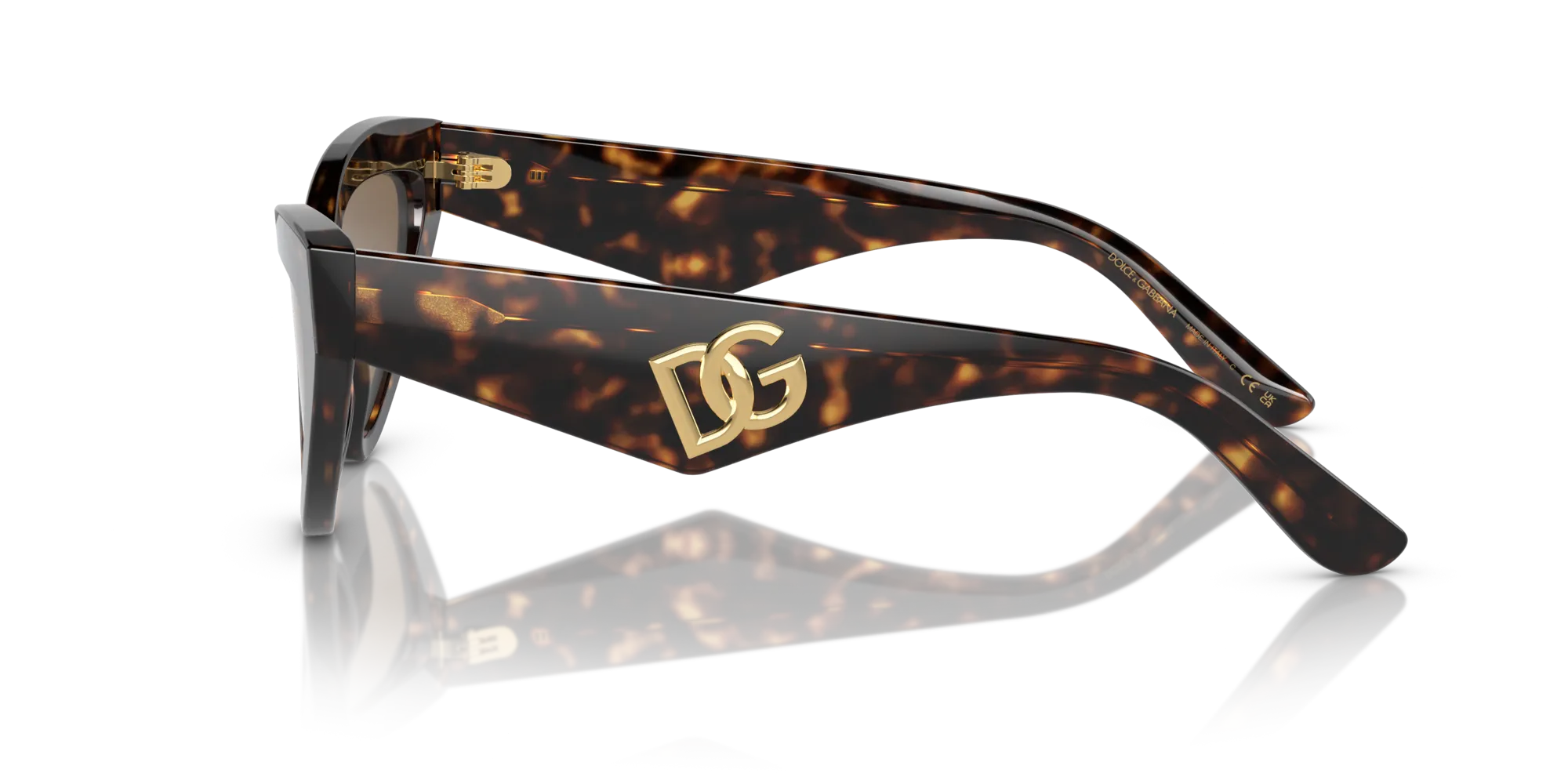 Dolce & Gabbana DG4439 502/73 Occhiali da sole Acetato Tartaruga Marrone Cat Eye Normale - immagine 4