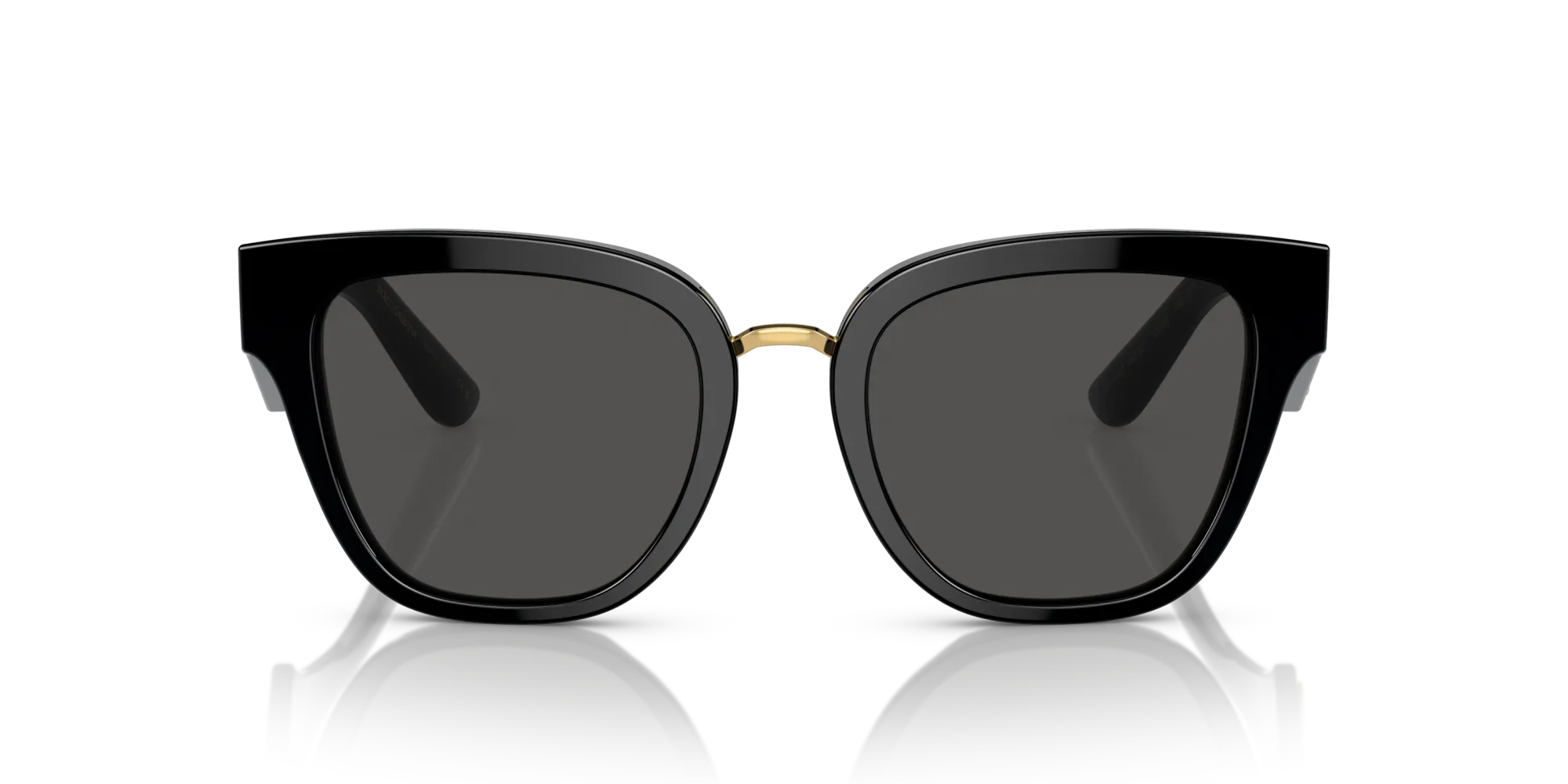 Dolce & Gabbana DG4437 501/87 Occhiali da sole Acetato Nero Grigio Farfalla Normale - immagine 3