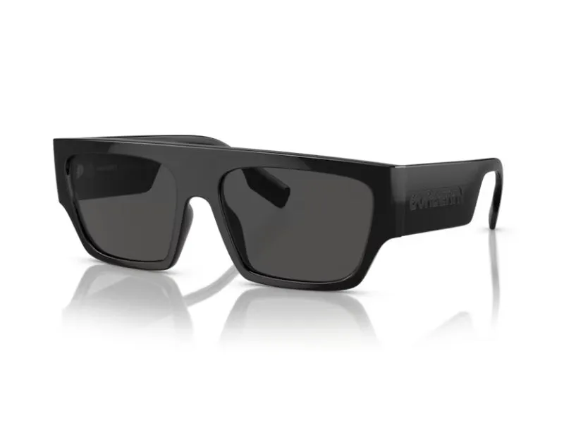 Burberry BE4397U MICAH 300187 Occhiali da sole Iniettato Nero Grigio Squadrata Normale - immagine 1