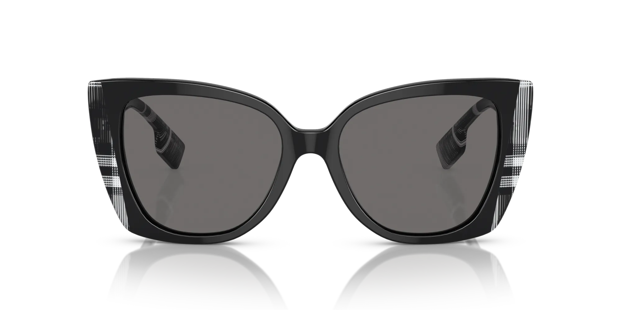 Burberry BE4393 MERYL 405181 Occhiali da sole Acetato Nero Grigio Cat Eye Polarizzata - immagine 3