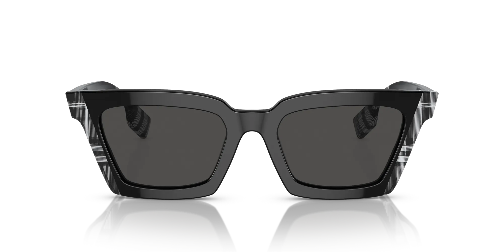 Burberry BE4392U BRIAR 405187 Occhiali da sole Acetato Nero Grigio Squadrata Normale - immagine 3