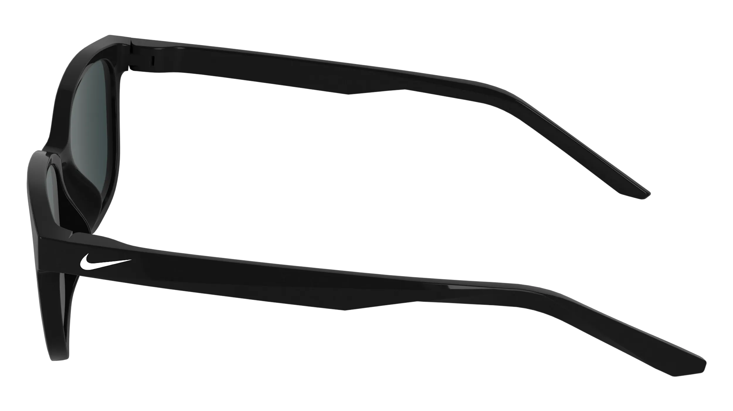 Nike NIKE FLASH P IQ7241X 010 Occhiali da sole Iniettato Nero Fumo Squadrata Polarizzata - immagine 3