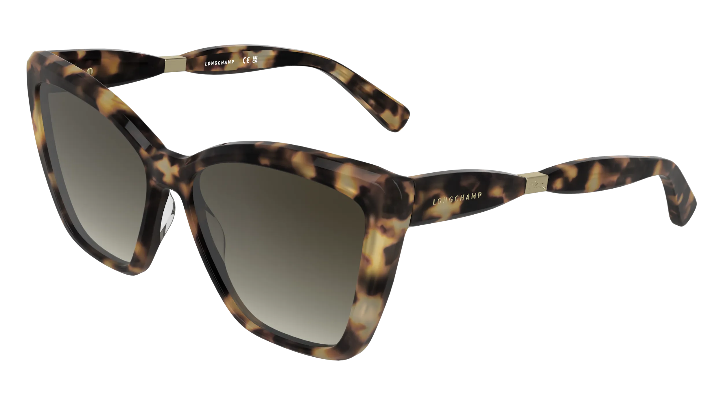LONGCHAMP LO803S 251 Occhiali da sole Acetato Havana Farfalla Normale - immagine 1