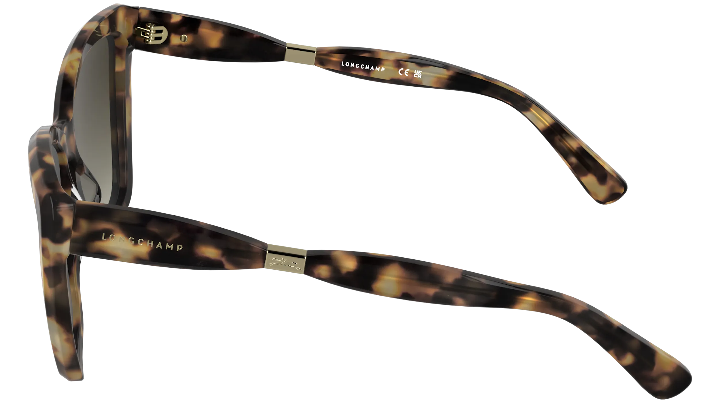 LONGCHAMP LO803S 251 Occhiali da sole Acetato Havana Farfalla Normale - immagine 3