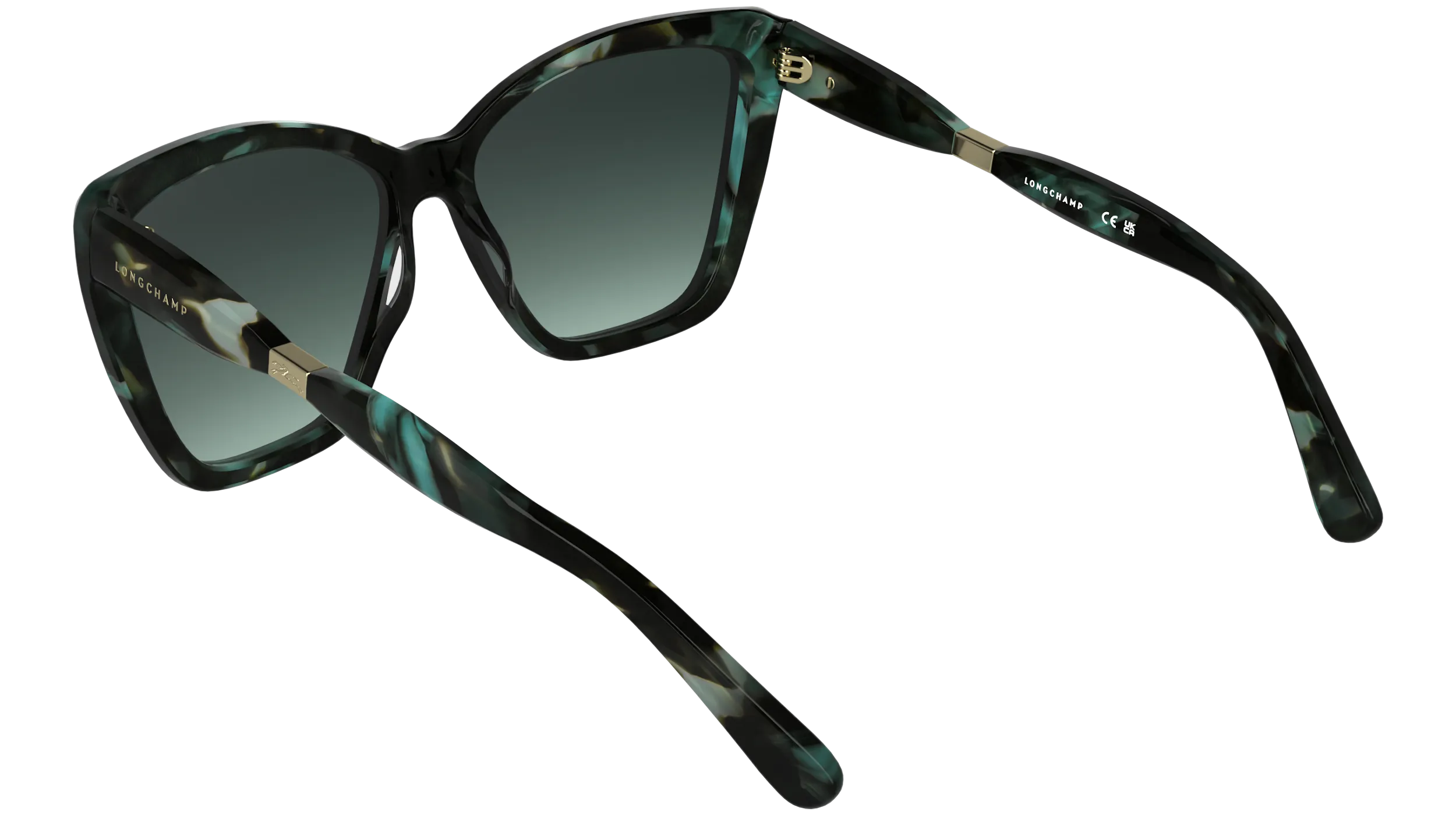 LONGCHAMP LO803S 429 Occhiali da sole Acetato Farfalla Normale - immagine 4