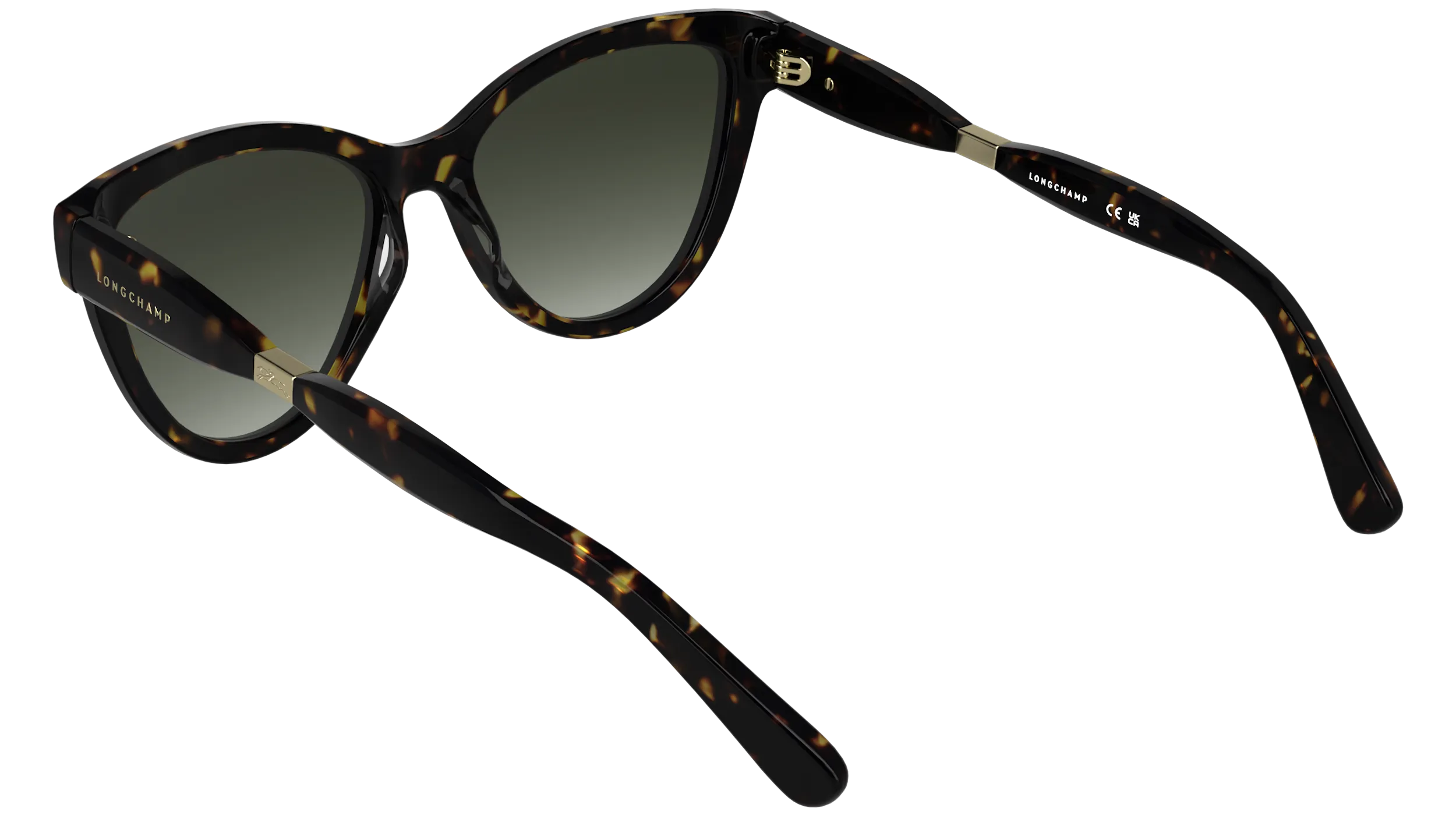 LONGCHAMP LO804S 242 Occhiali da sole Acetato Havana Marrone Cat Eye Normale - immagine 4