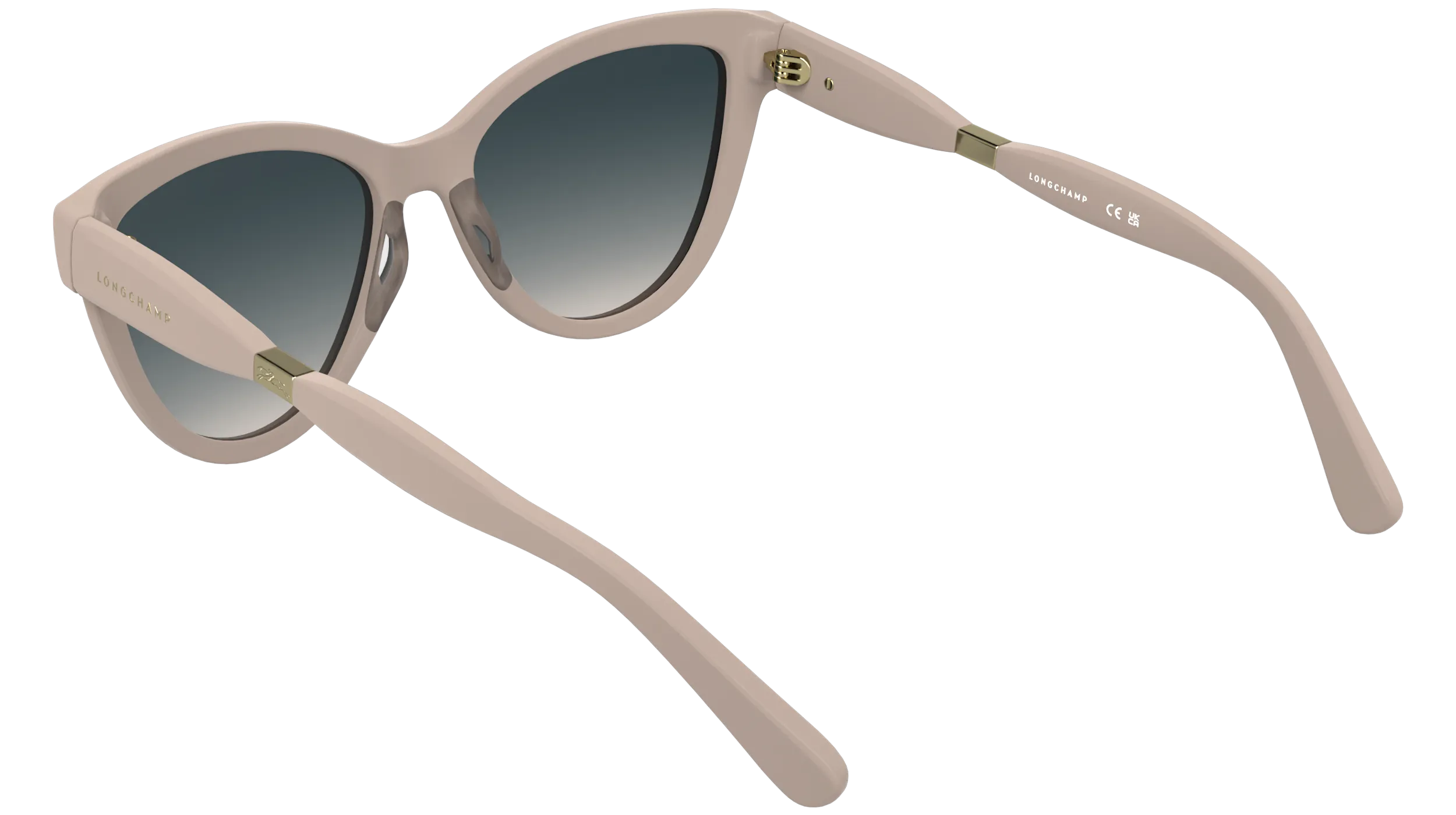 LONGCHAMP LO804S 610 Occhiali da sole Acetato Rosa Blu Cat Eye Normale - immagine 4