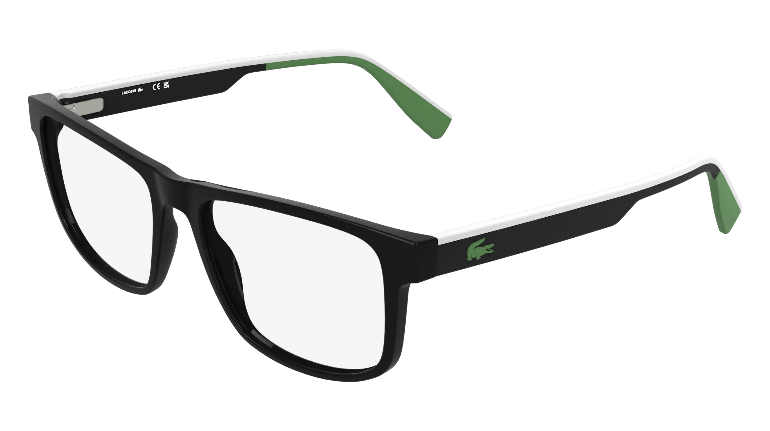 Lacoste L4011 001 Montature da vista Bio-iniettato Nero Squadrata Normale - immagine 1