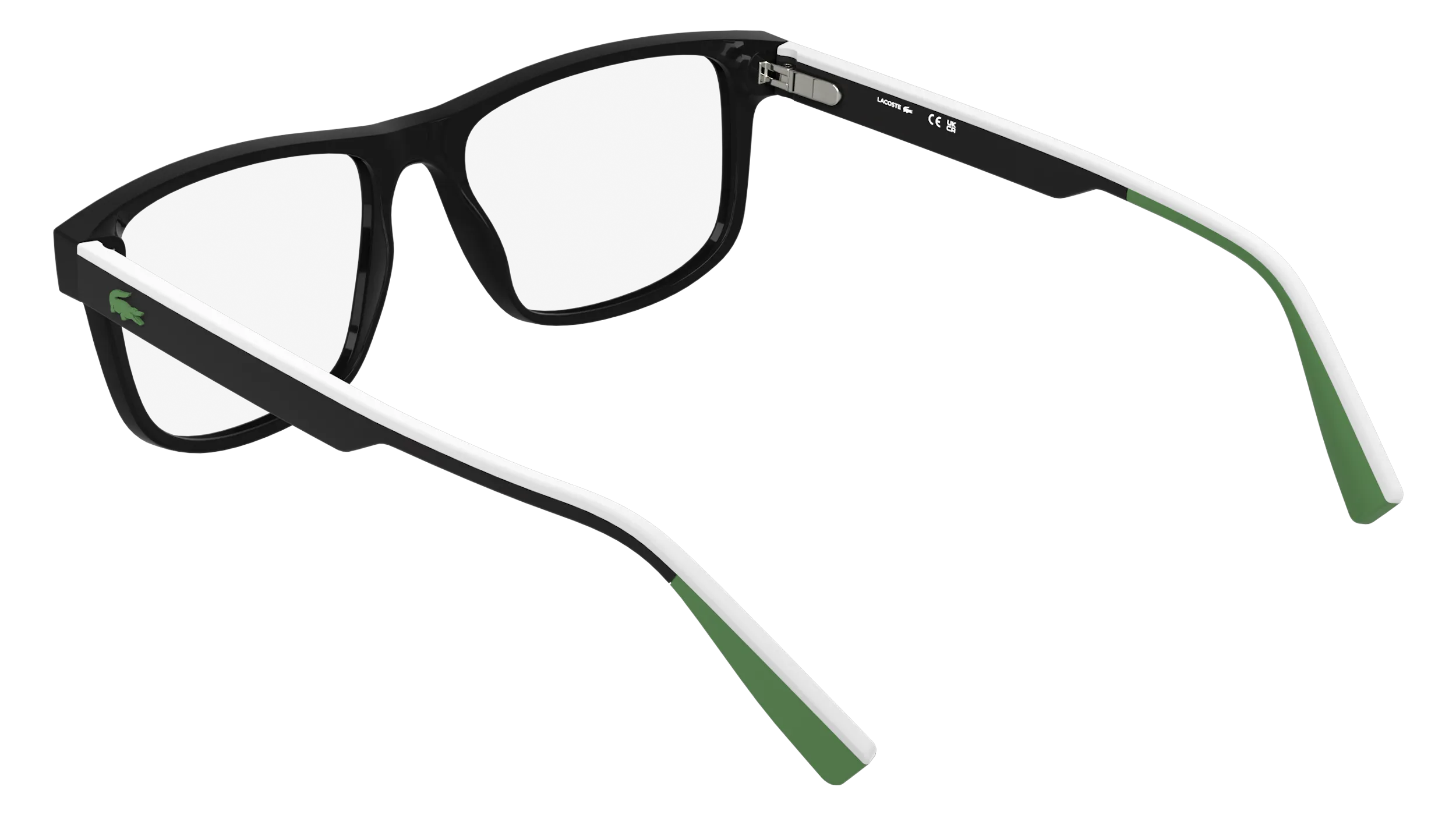 Lacoste L4011 001 Montature da vista Bio-iniettato Nero Squadrata Normale - immagine 4