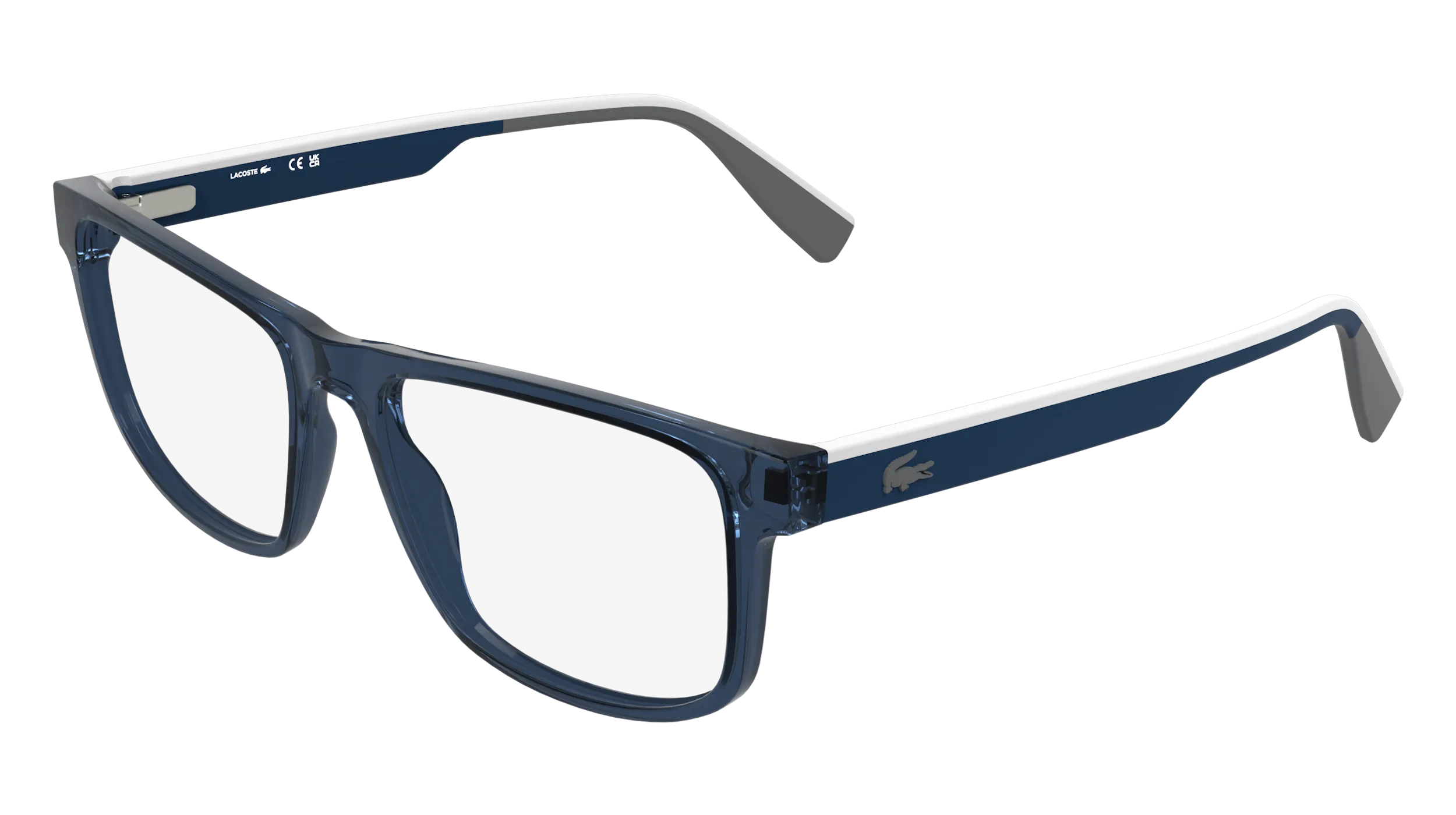 Lacoste L4011 410 Montature da vista Bio-iniettato Blu Squadrata Normale - immagine 1