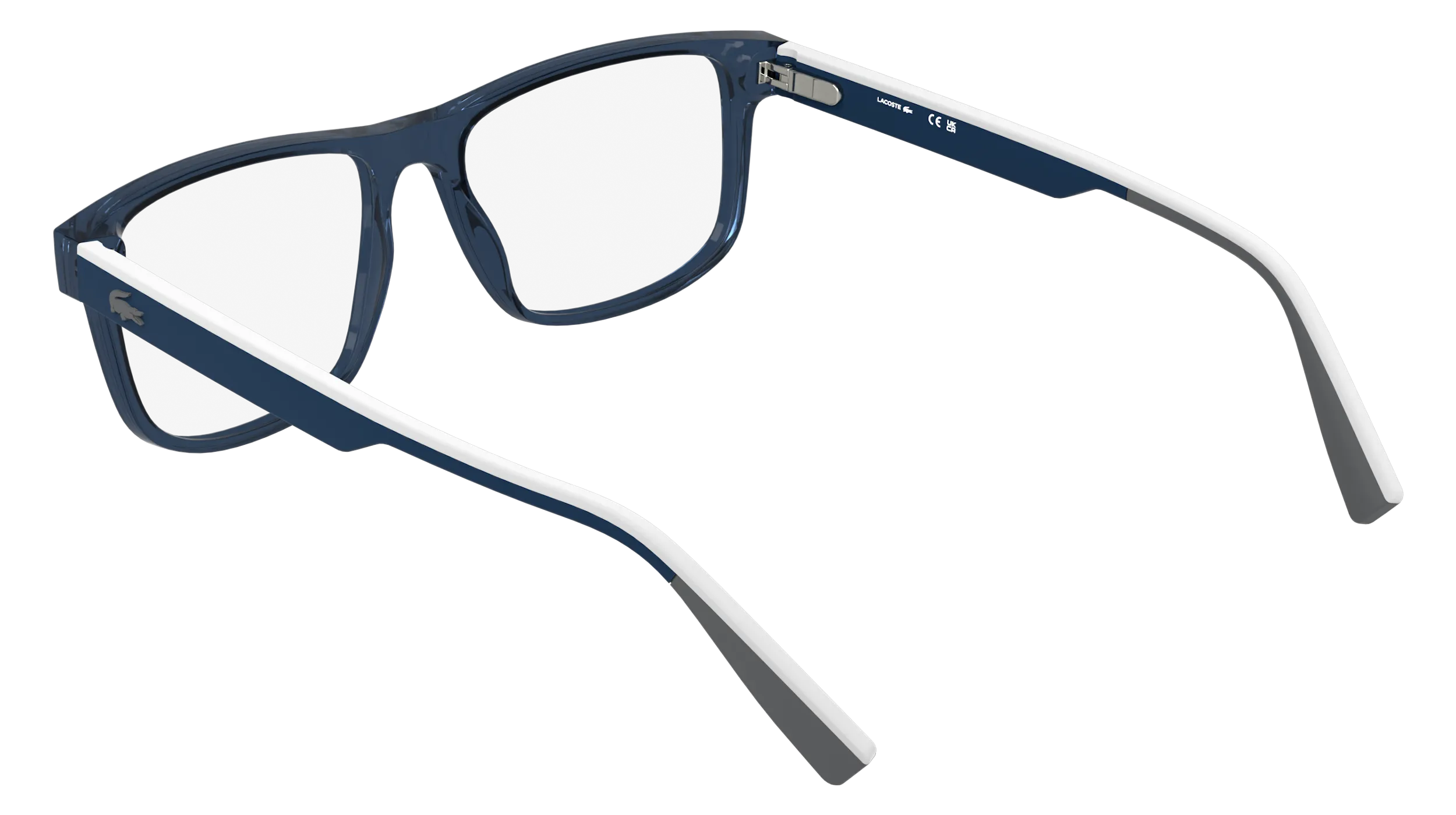Lacoste L4011 410 Montature da vista Bio-iniettato Blu Squadrata Normale - immagine 4