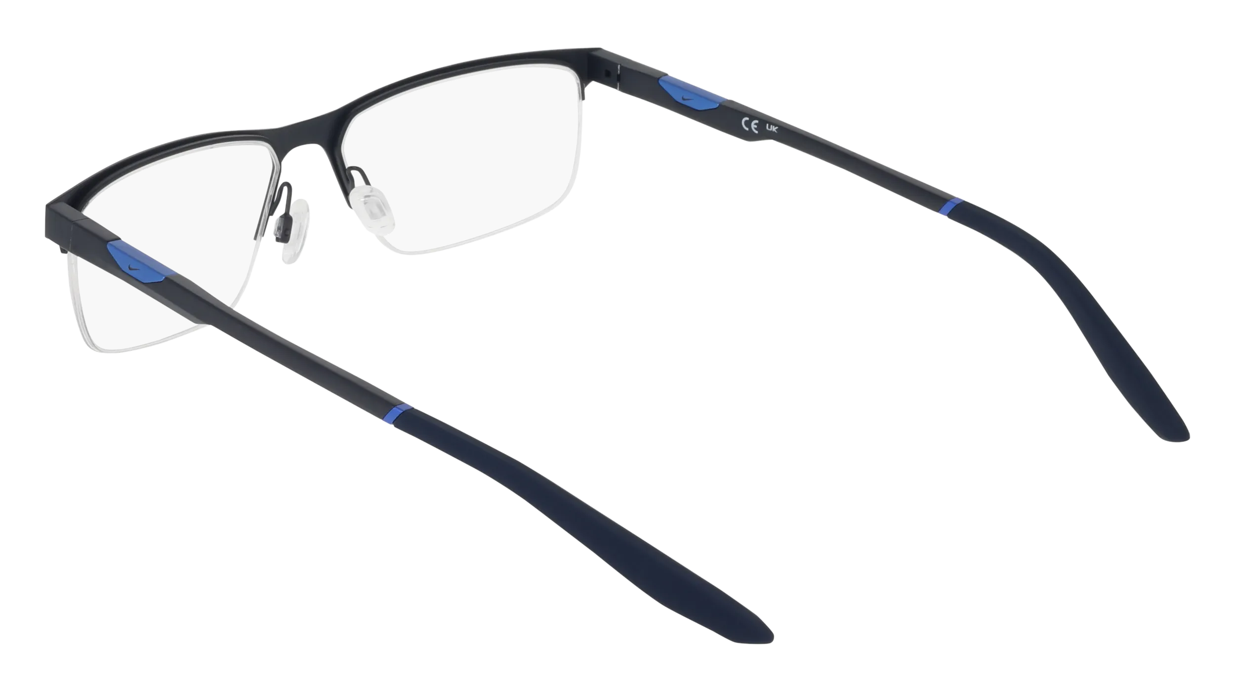 Nike NIKE 8144 411 Montature da vista Metallo Blu Squadrata Normale - immagine 4