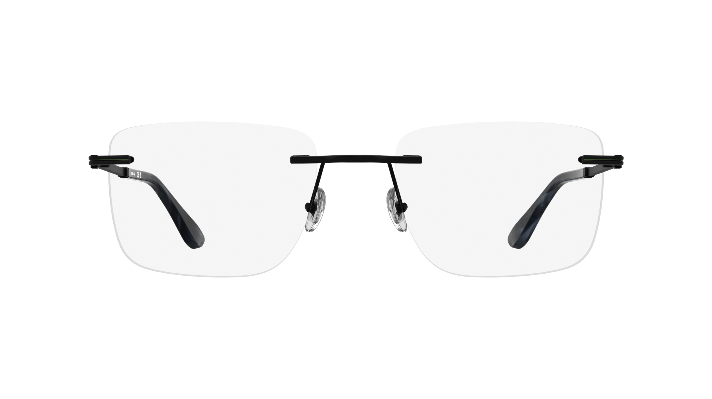 Lacoste L2324 002 Montature da vista Metallo Nero Squadrata Normale - immagine 2