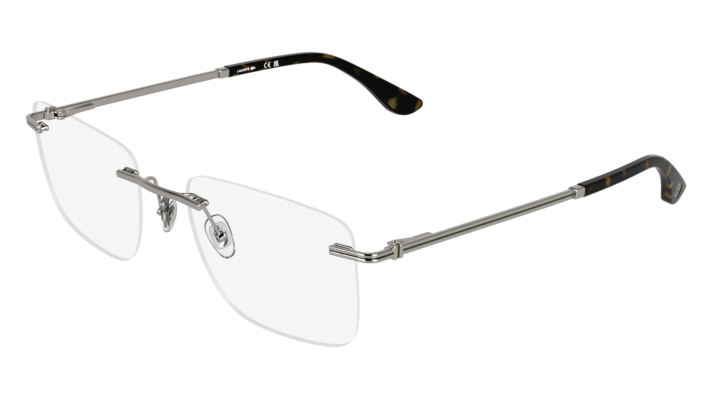 Lacoste L2324 033 Montature da vista Metallo Canna di fucile Squadrata Normale - immagine 1