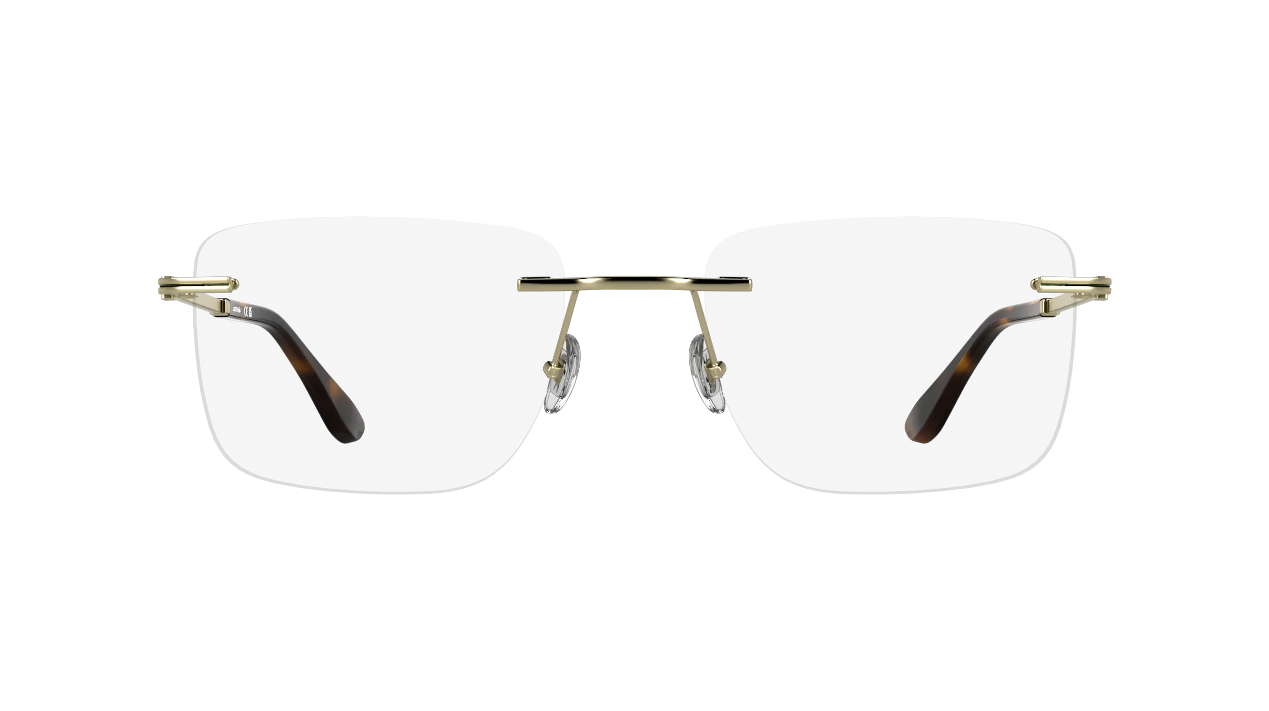 Lacoste L2324 713 Montature da vista Metallo Oro Squadrata Normale - immagine 2