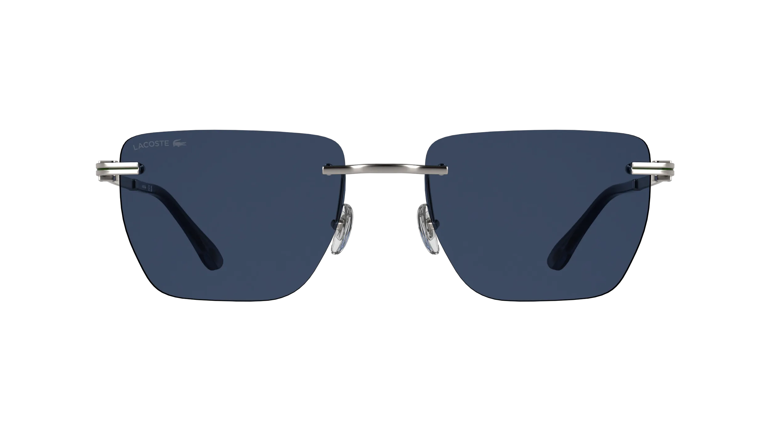 Lacoste L282S 038 Occhiali da sole Metallo Blu Squadrata Normale - immagine 2