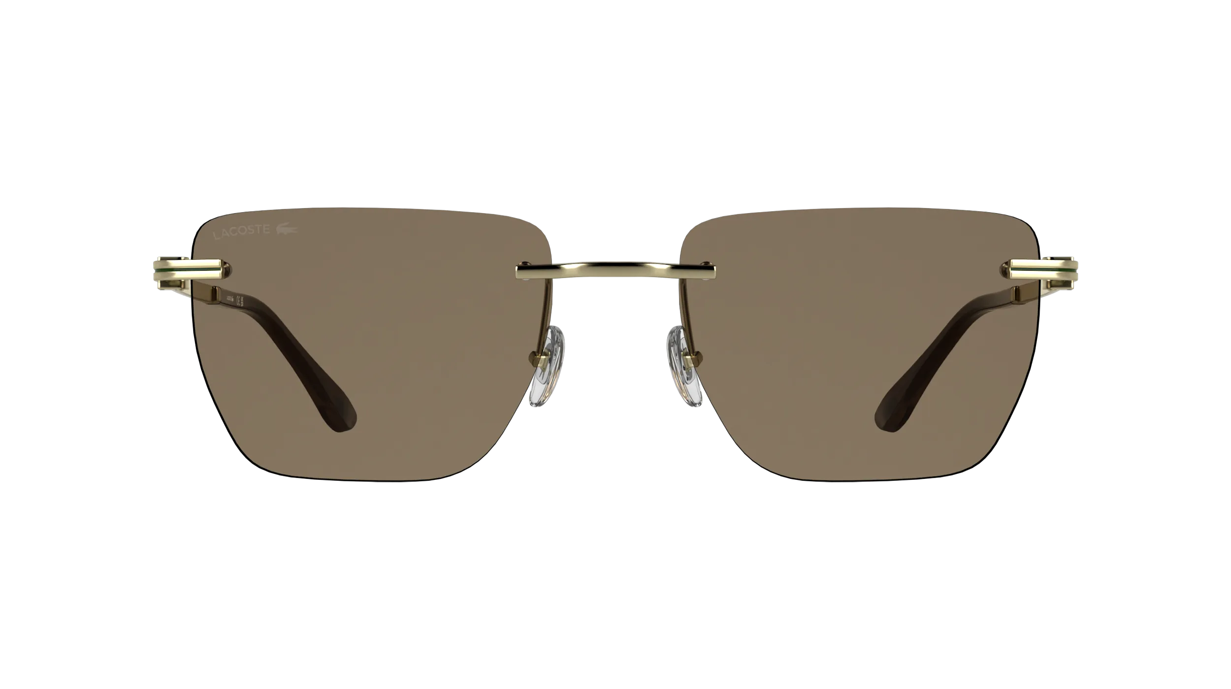 Lacoste L282S 713 Occhiali da sole Metallo Marrone Squadrata Normale - immagine 2
