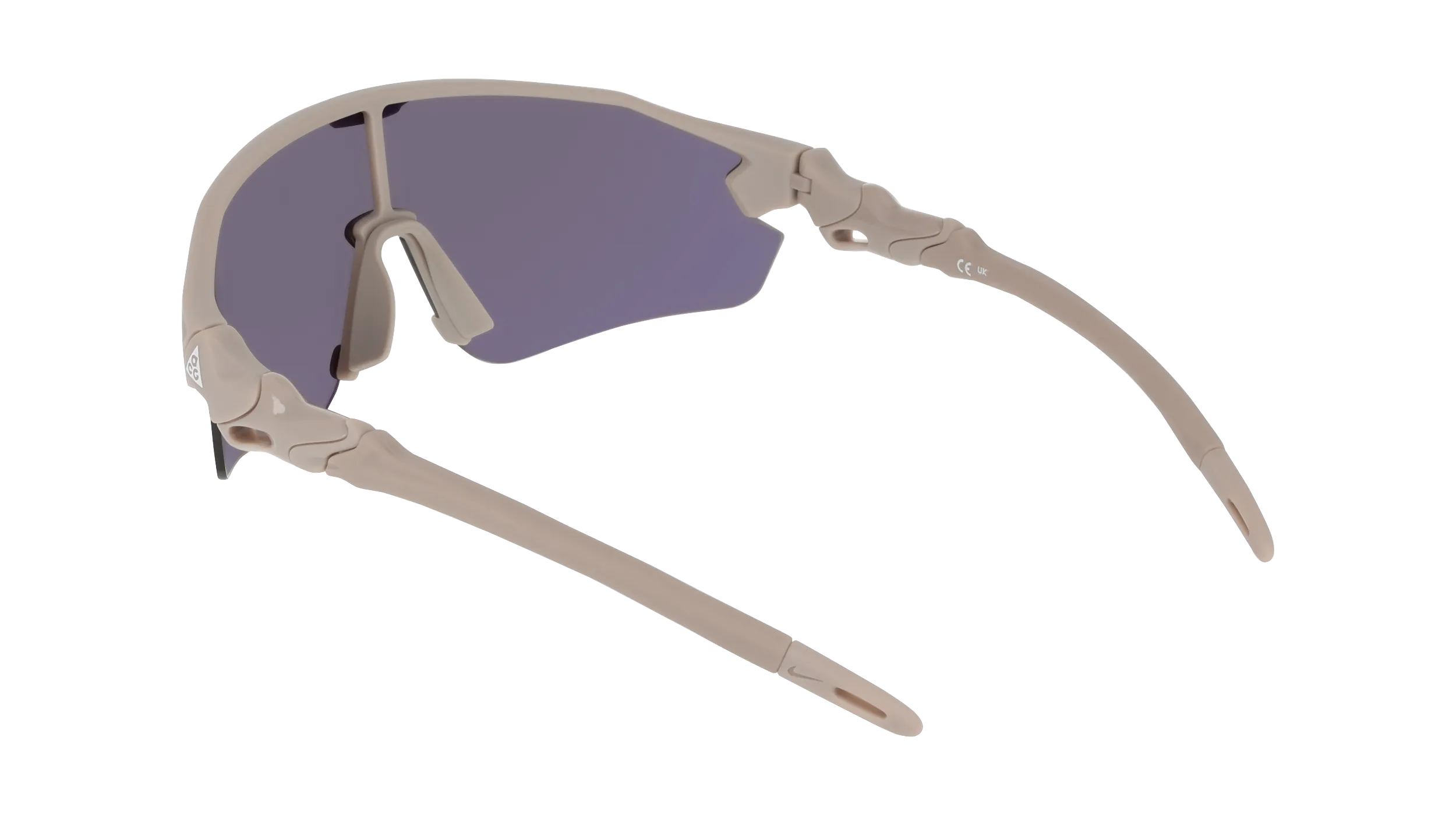 Nike NIKE ACG VISTA PEAK IQ9341X 009 Occhiali da sole Bio-iniettato Grigio Grigio Maschera Normale - immagine 4